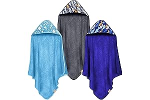 CORAL DOCK Baby Shark Hooded Towels