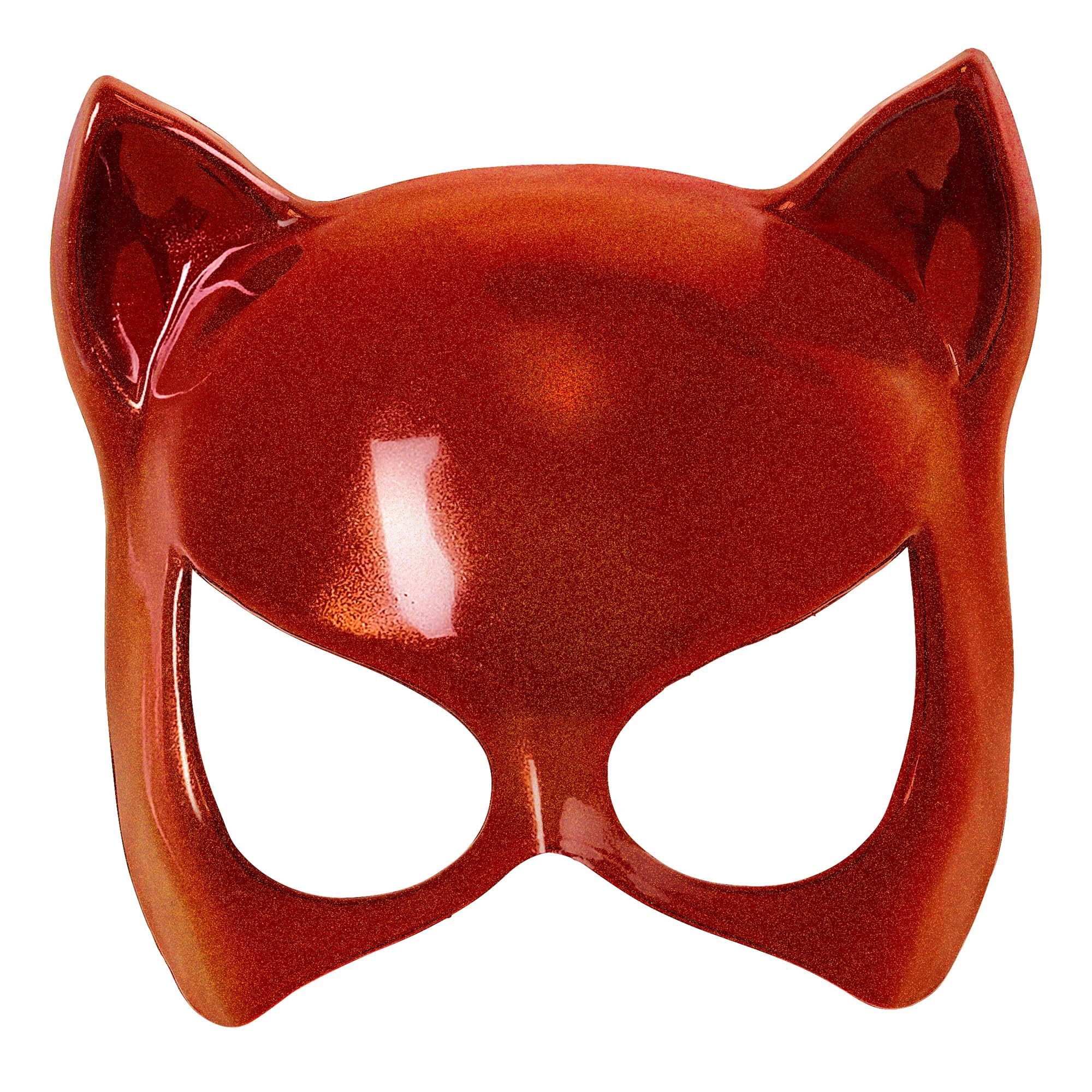 W WIDMANN MILANO Party Fashion - Eye Mask Cat Half Mask Face Mask Accessory for Carnival Costume