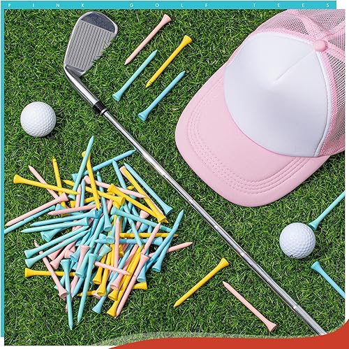 Miniatura 6 de 200 piezas de camisetas de golf de bambú camisetas de golf profesionales a granel para mujeres y niñas, accesorios de club de golf