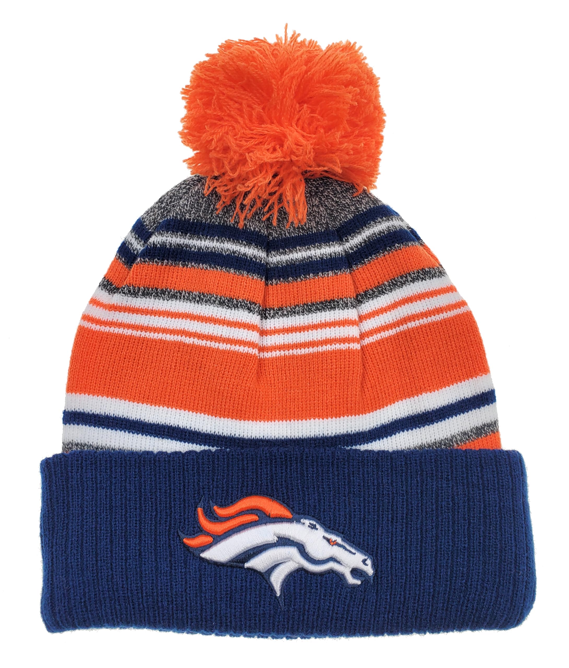 Outerstuff NFL Youth Boys 8-20 Denver Broncos Knitted Pom Hat, One Size Team Color