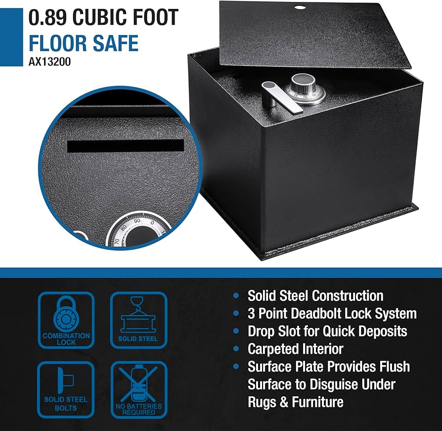 Amazon.com: Barska Underground Floor Safe – 0.89 Cu. Ft., Solid
