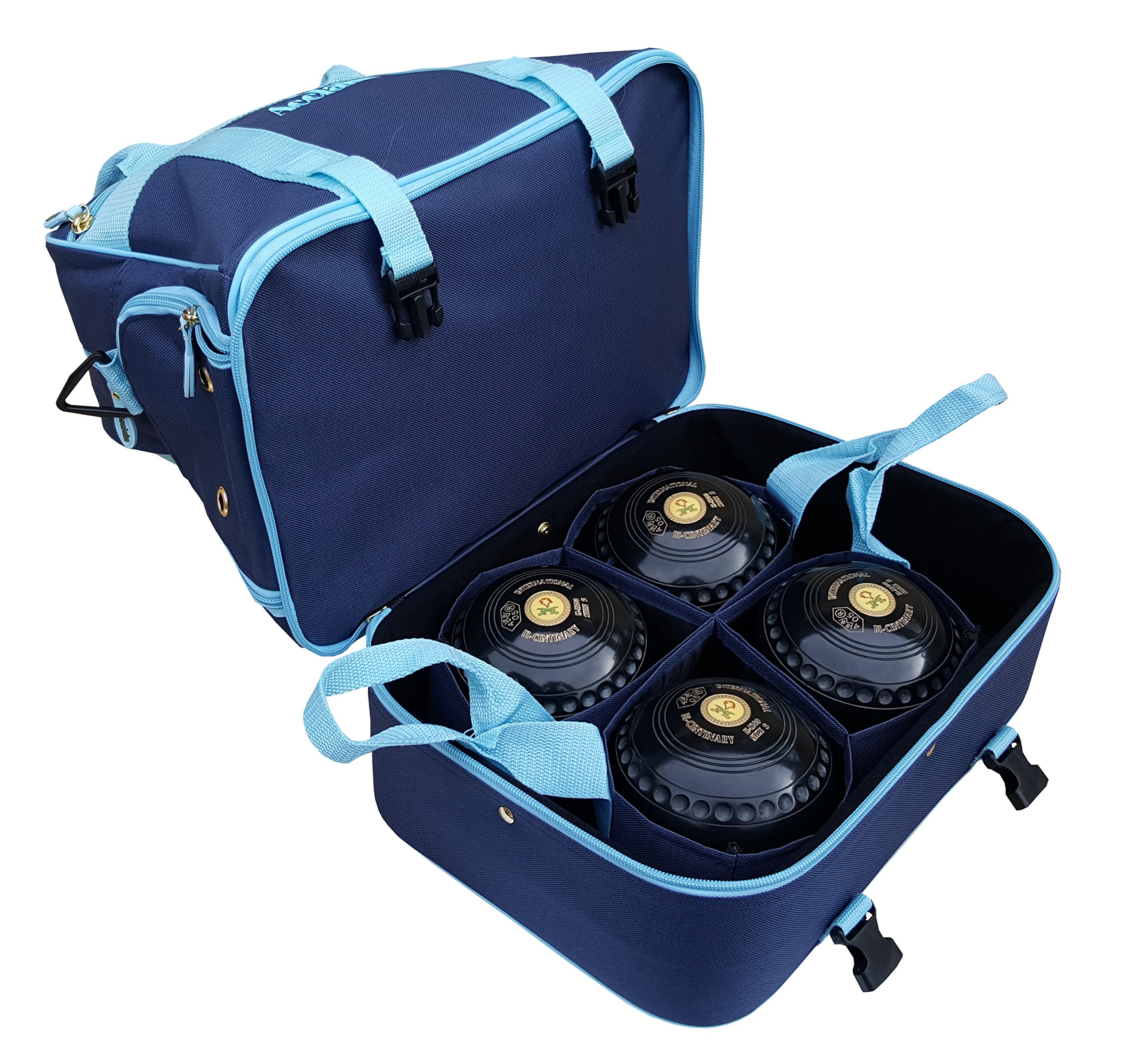 Acclaim Farne Midi Sac de transport en nylon pour 4 boules de bowling Vert