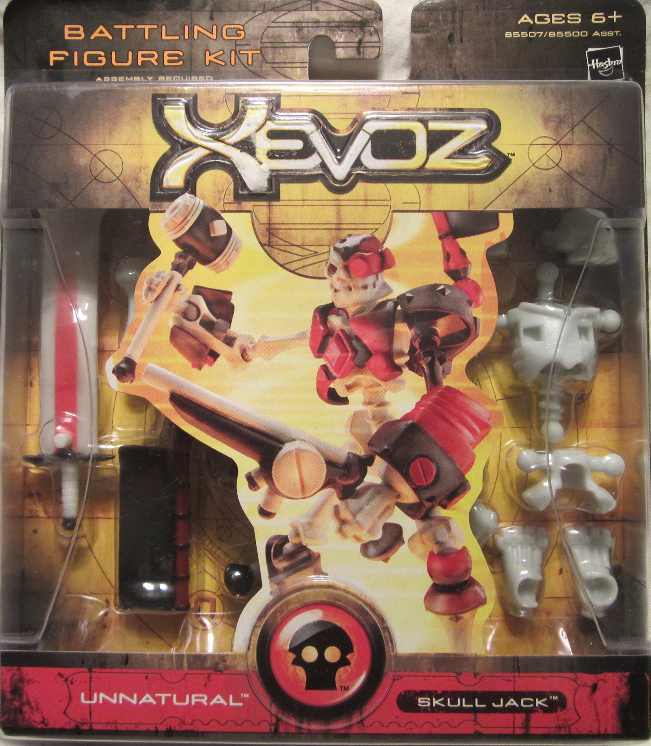 Xevoz Battling Figure Kit Unnatural - Skull Jack : Amazon.sg: Toys