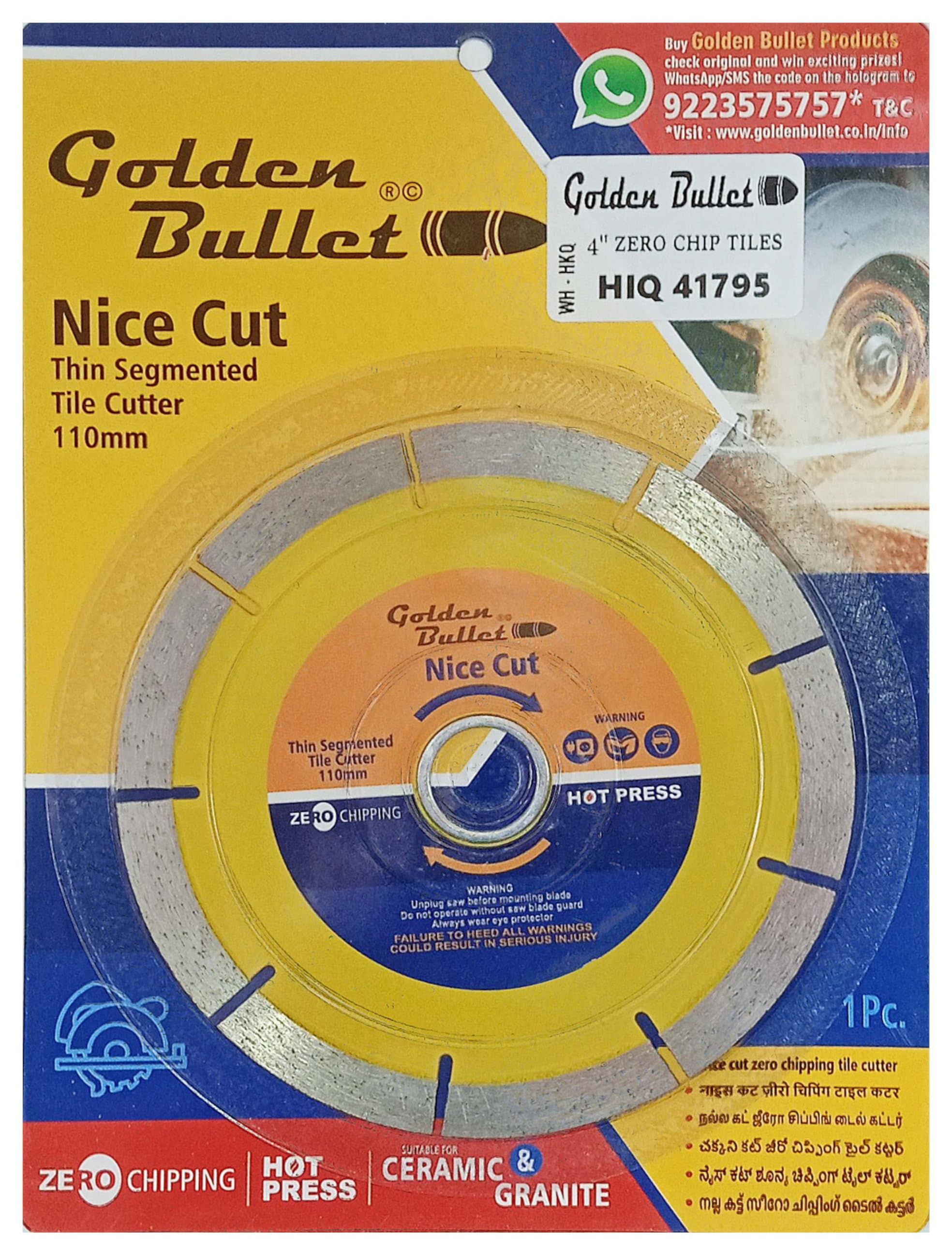 Golden bullet 4"/110mm (zero chipping) thin segmented Tile cutter 110mm (B0CLK93VCF) Amazon Price History, Amazon Price Tracker