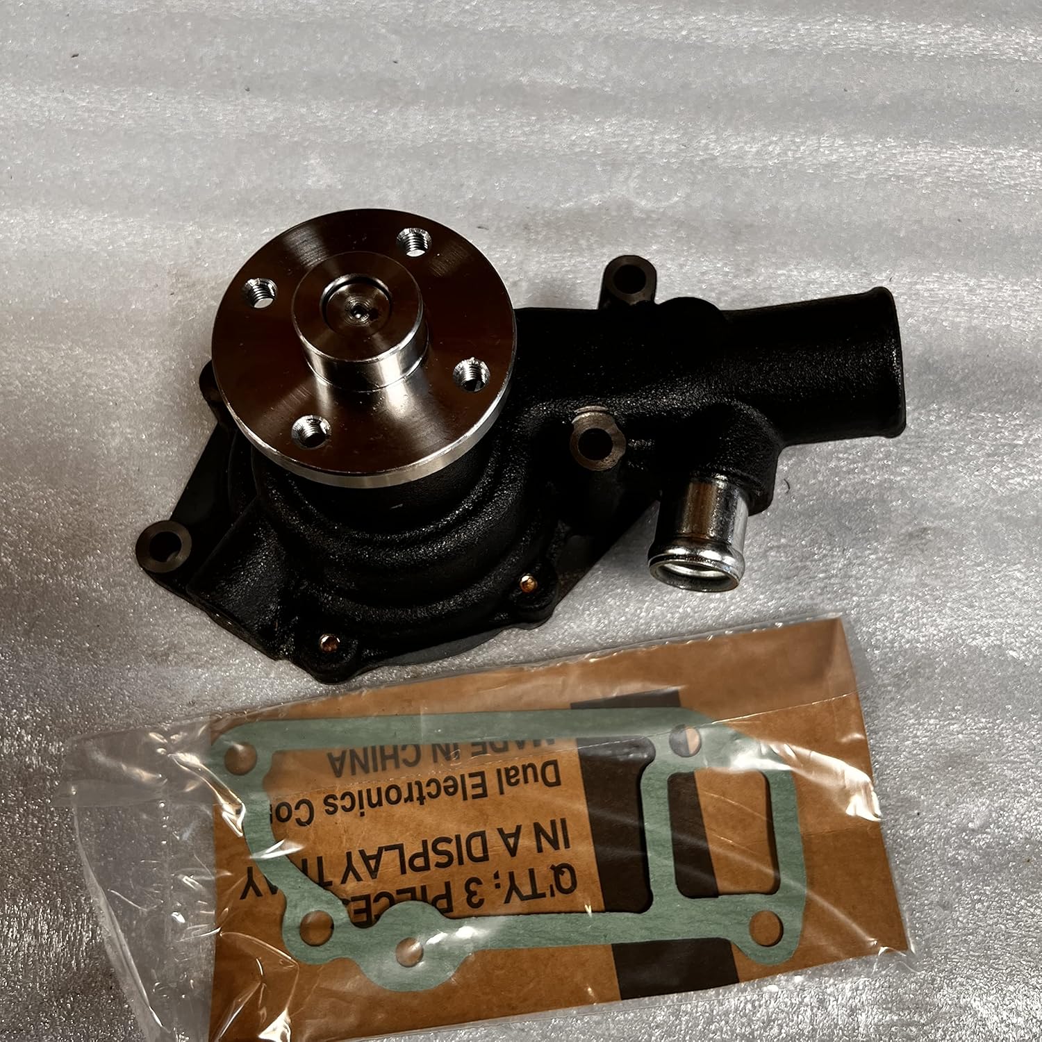 8-94376865-0 8943768650 WATER PUMP W/GASKET 4BD1T 4BD1 EX120-2 SH120 SK120, AFTERMARKET REPLACEMENT EXCAVATOR PARTS