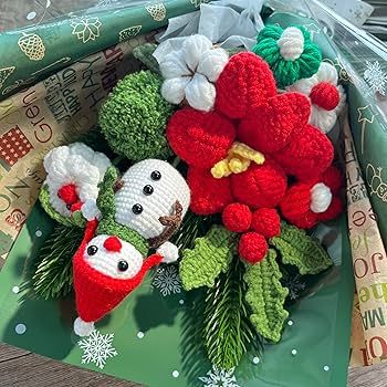 Amazon｜JOMODECOR ハンドメイド 枯れない花 クリスマス