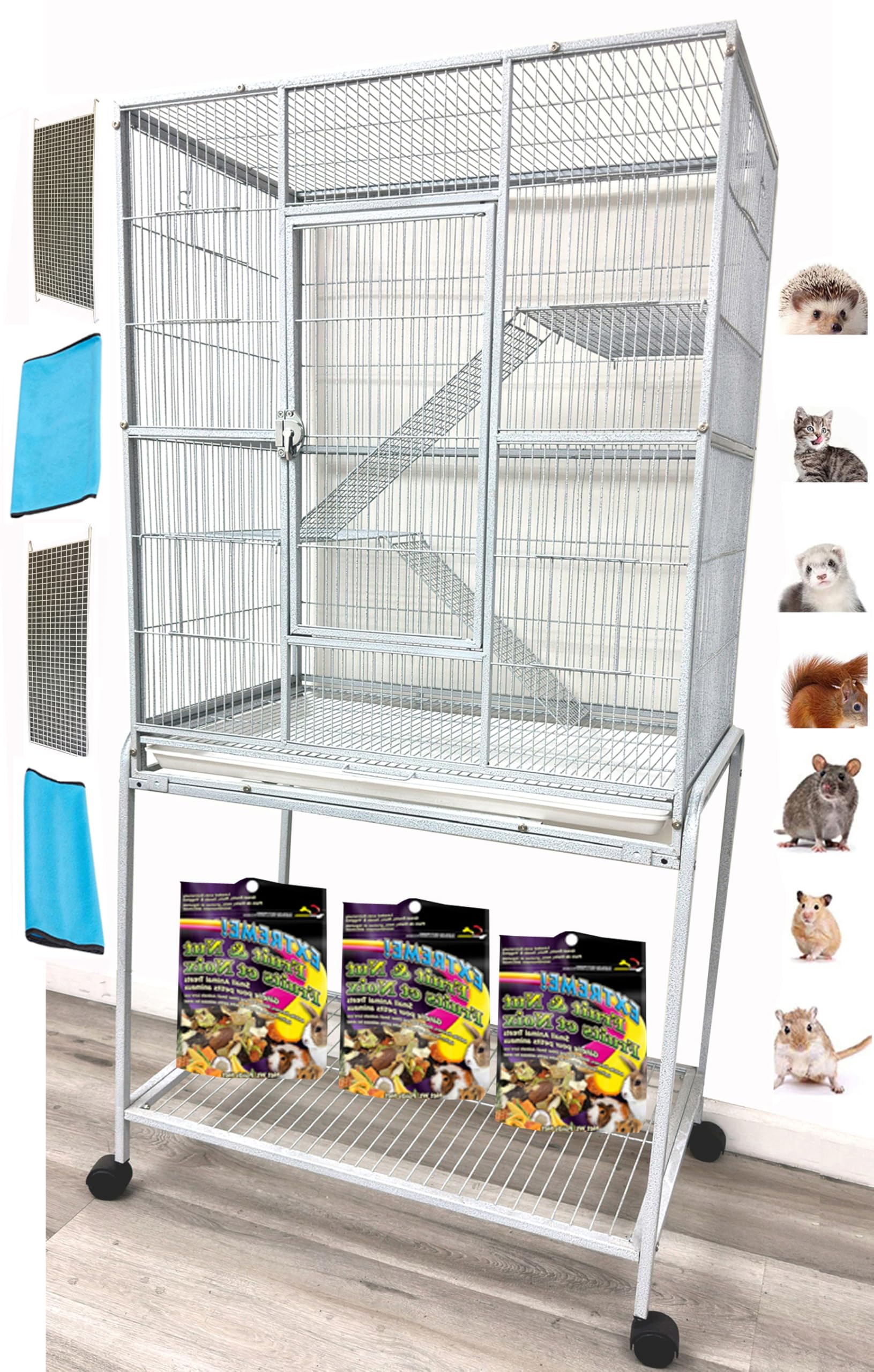 Mcage 54 Wrought Iron 4-Levels Cage