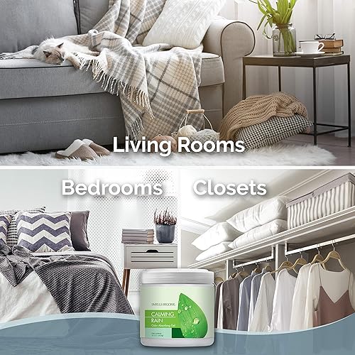 Miniatura 4 de SMELLS BEGONE Gel absorbente de olores ambientador, absorbe el olor de baños, automóviles, áreas de mascotas, barcos y casas rodantes, fabricado con