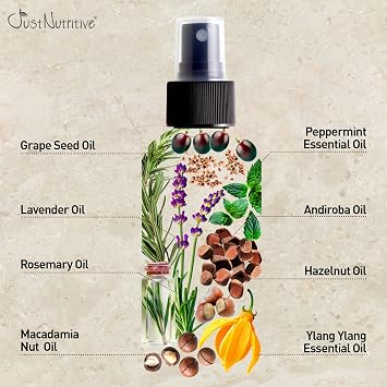 Just Nutritive Adult Women's Hair Treatment Oil, Nourishing and Strengthening, 4 oz, Liquid, SLS and Chemical Free, Ideal for Thinning Hair and Hair Loss Regrowth