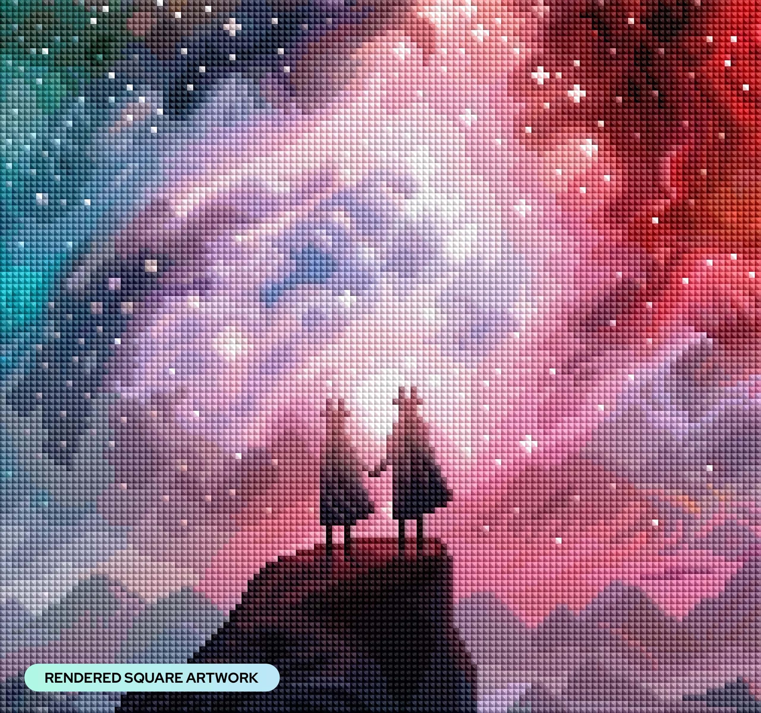 Amazon.com: DIAMOND ART CLUB Bound Beneath Infinite Skies Diamond