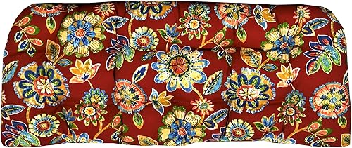 RSH Décor - Cojín para silla de mimbre para interiores y exteriores, color cereza Daelyn