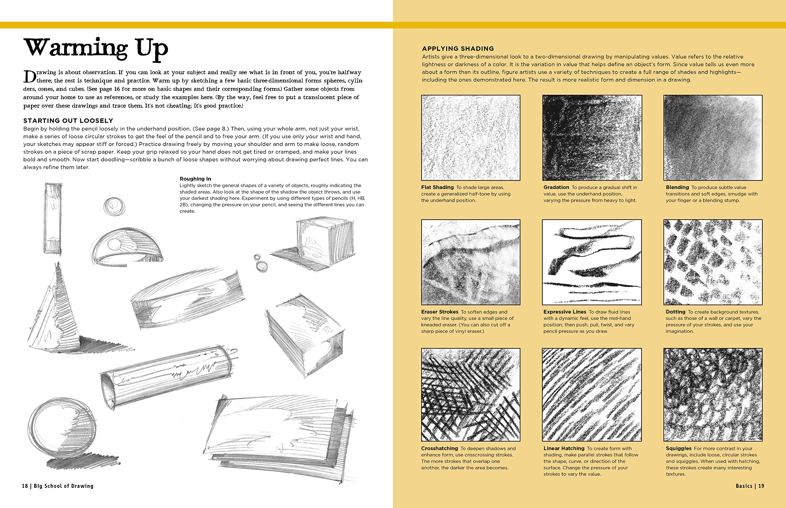 Big School of Drawing: Well-Explained, Practice-Oriented Drawing Instruction for the Beginning Artist: 1