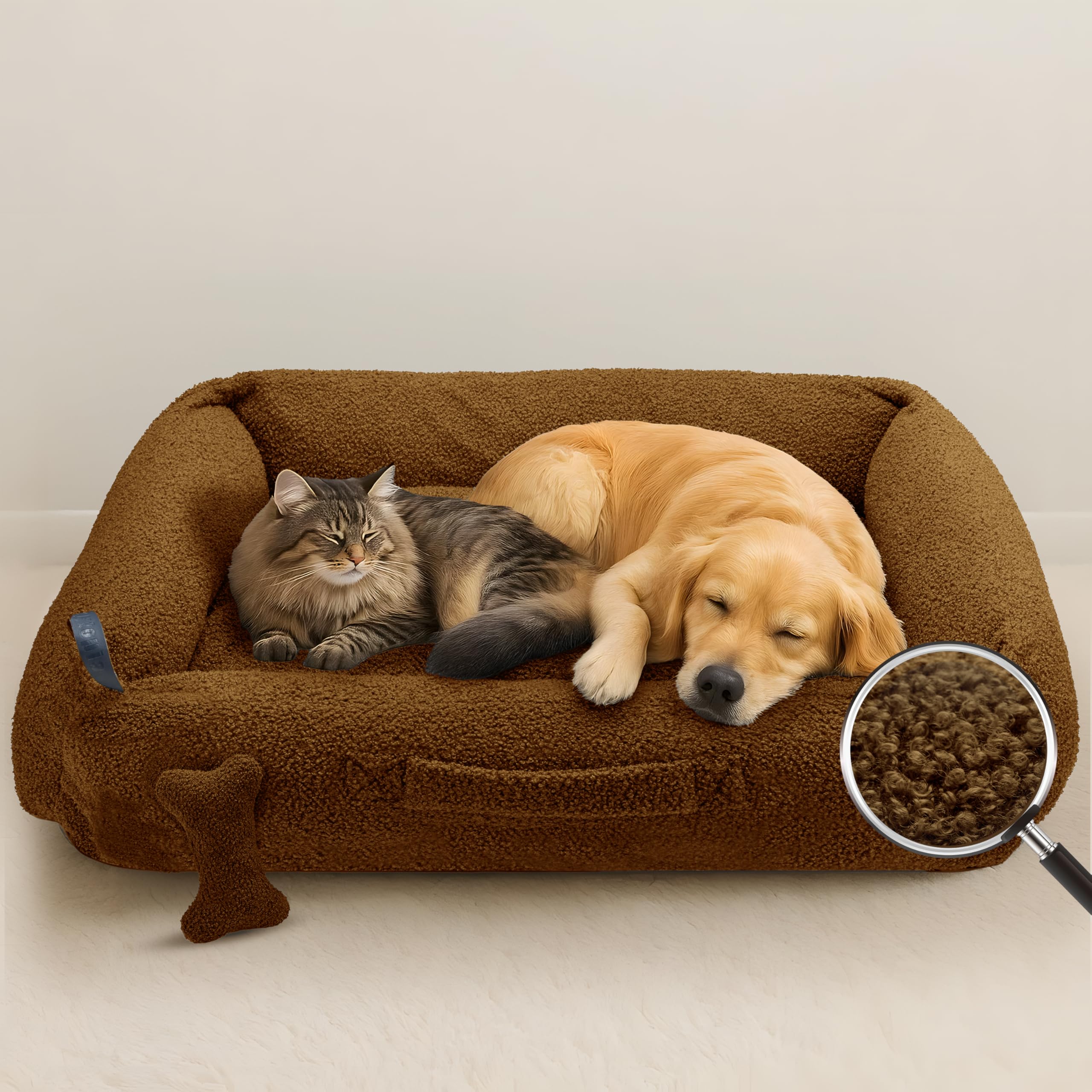 Lit pour chat d'intérieur lavable et imperméable Sytopia, la solution contre l'anxiété des chiens