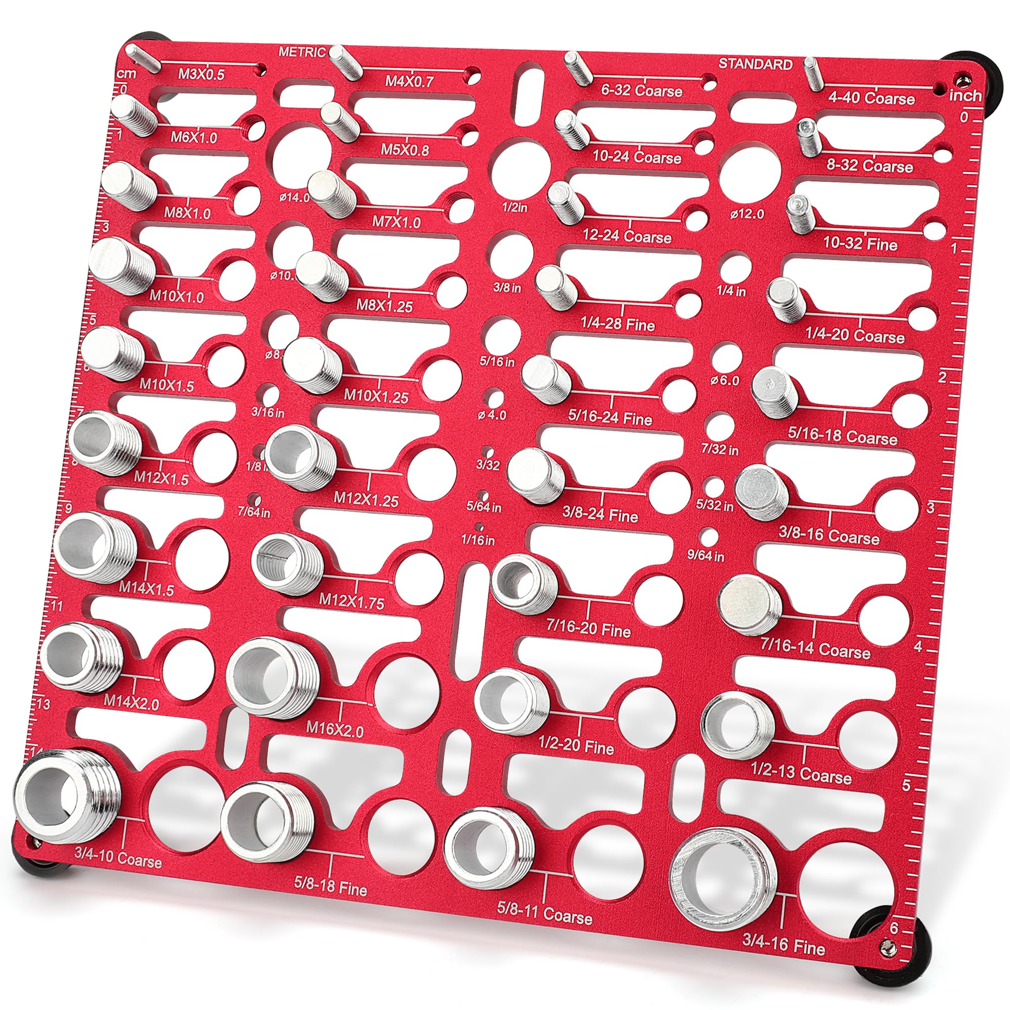 Thread Checker Tool - Bolt & Nut Size Finder -10 Thread Checker Tool - Bolt & Nut Size Finder -10