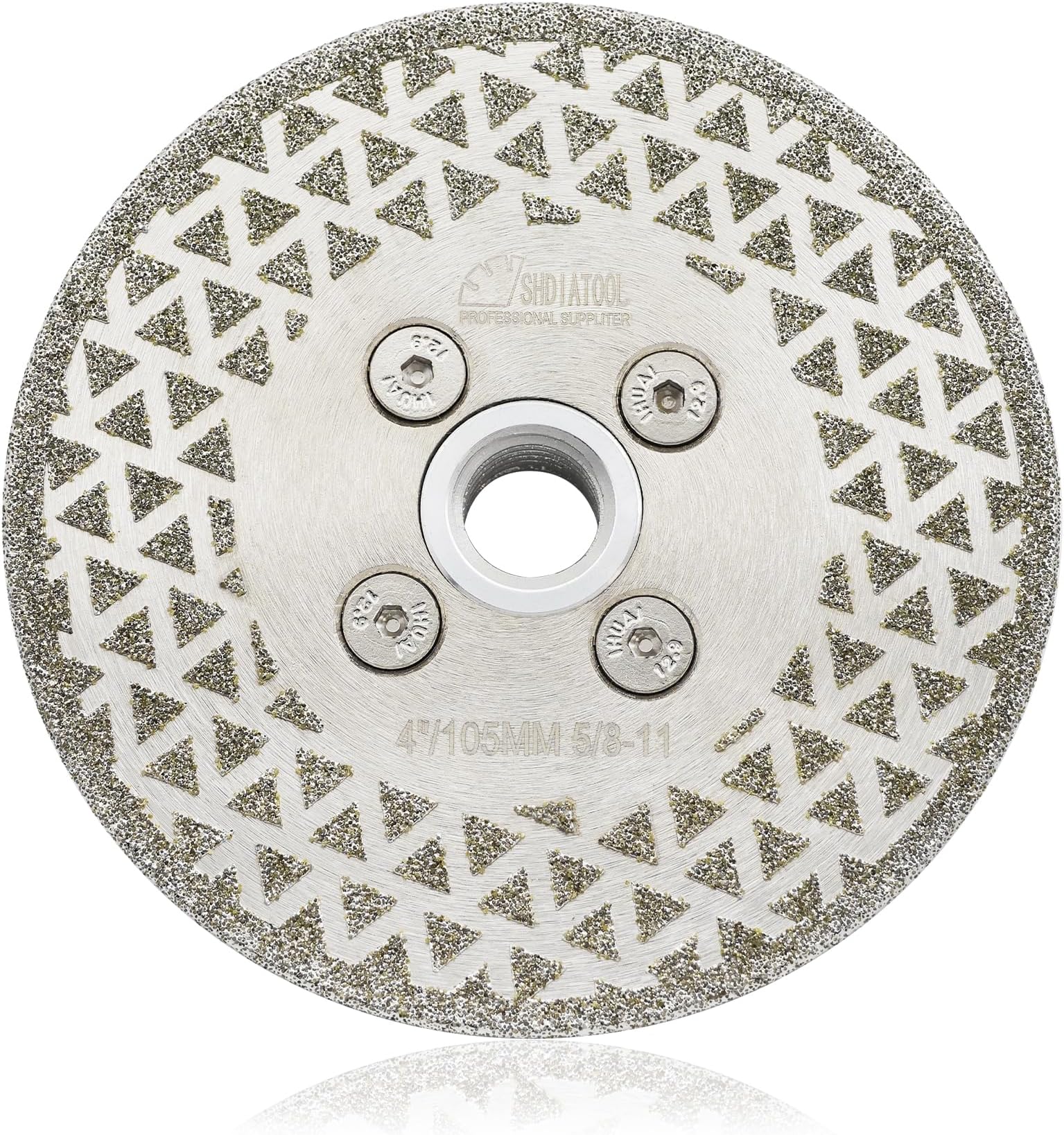 4 Inch Diamond Grinding Disc for Granite Marble Single Side Coated Diamond Cutting Wheel with 5/8-Inch-11 Arbor