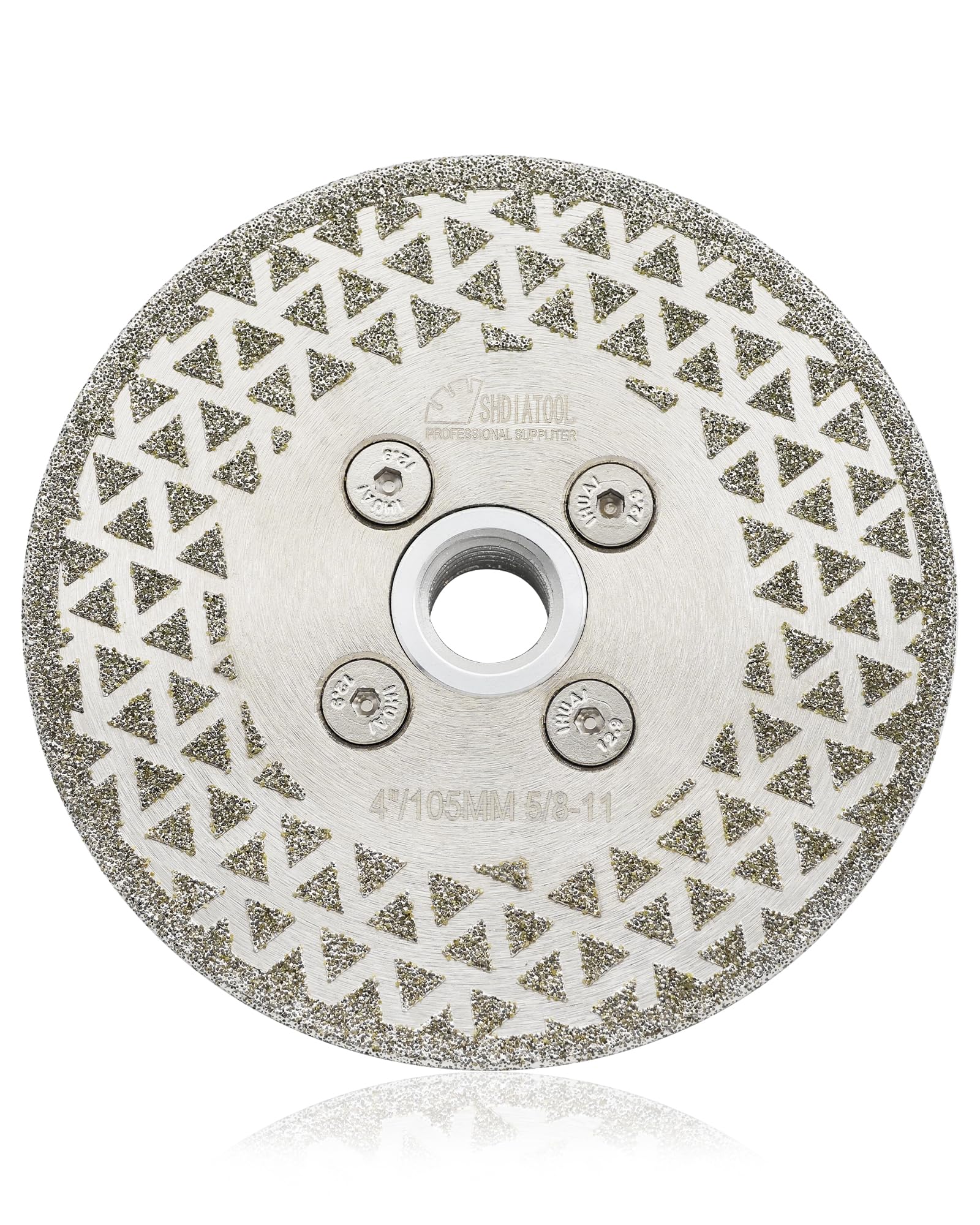 4 Inch Diamond Grinding Disc for Granite Marble Single Side Coated Diamond Cutting Wheel with 5/8-Inch-11 Arbor
