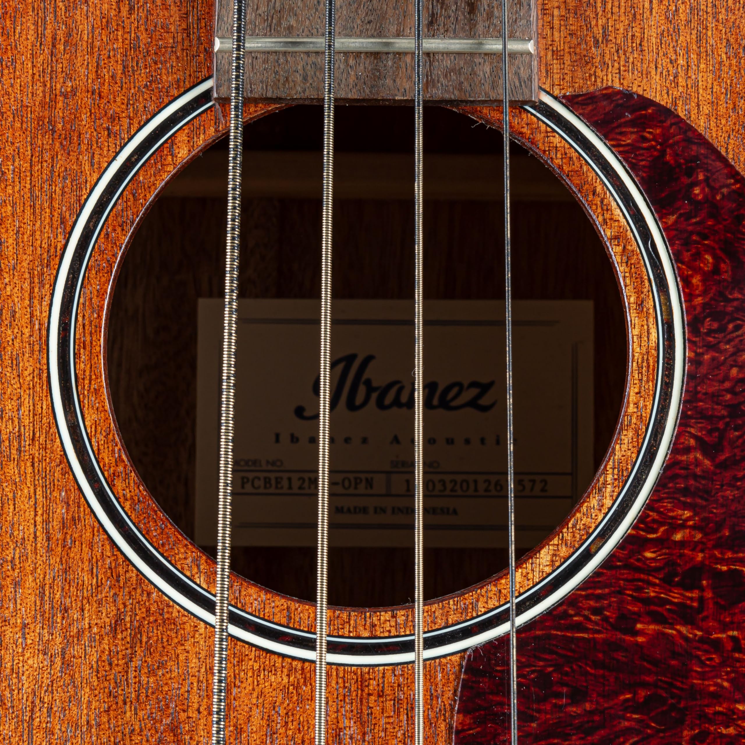 Ibanez PCBE12MH-OPN Electro-Acoustic Bass Guitar - Open Pore Natural