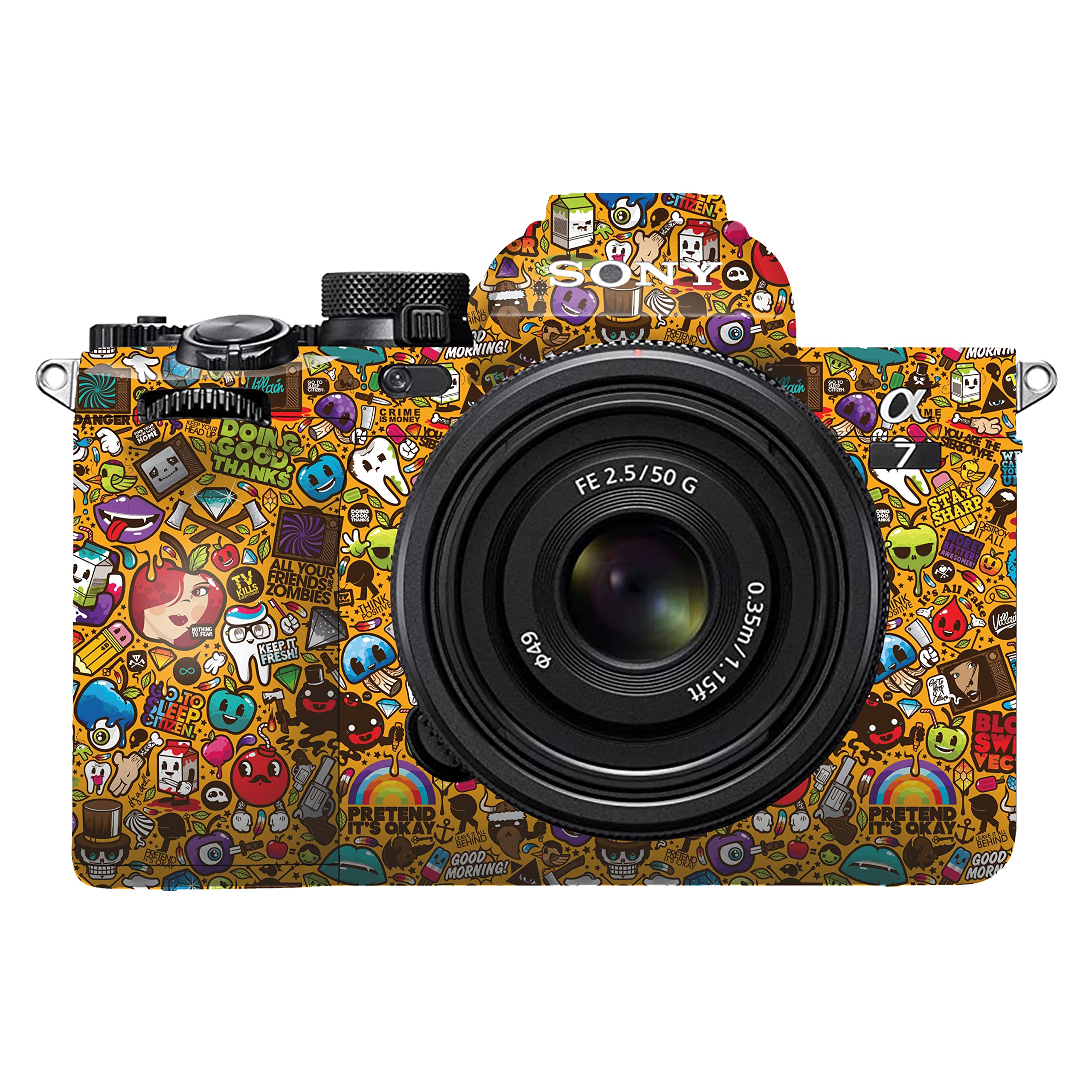 Premium DSLR Camera Scratchproof Protective Skin for Sony A7 IV - No Residue Removal, Bubble Free, Scratch Resistant, Stretchable, HD Quality Printed - HDCS-SonyA74 (HDCS-SonyA74-002)-image-9