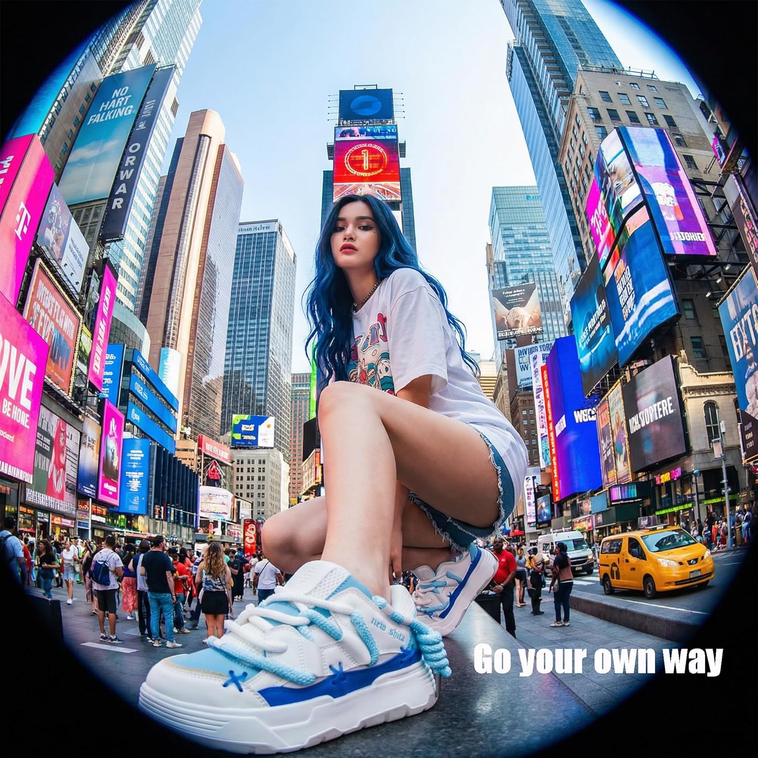 Height-Increasing Women’s Fashion Platform Chunky Sneakers Lightweight Cushioned Anti-Slip Breathable Unisex Shoes for Walking Casual Sport - Image 5