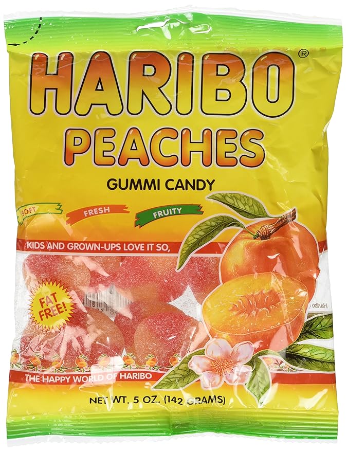 Haribo Gummi Peach Gummy Candy Grocery & Gourmet Food