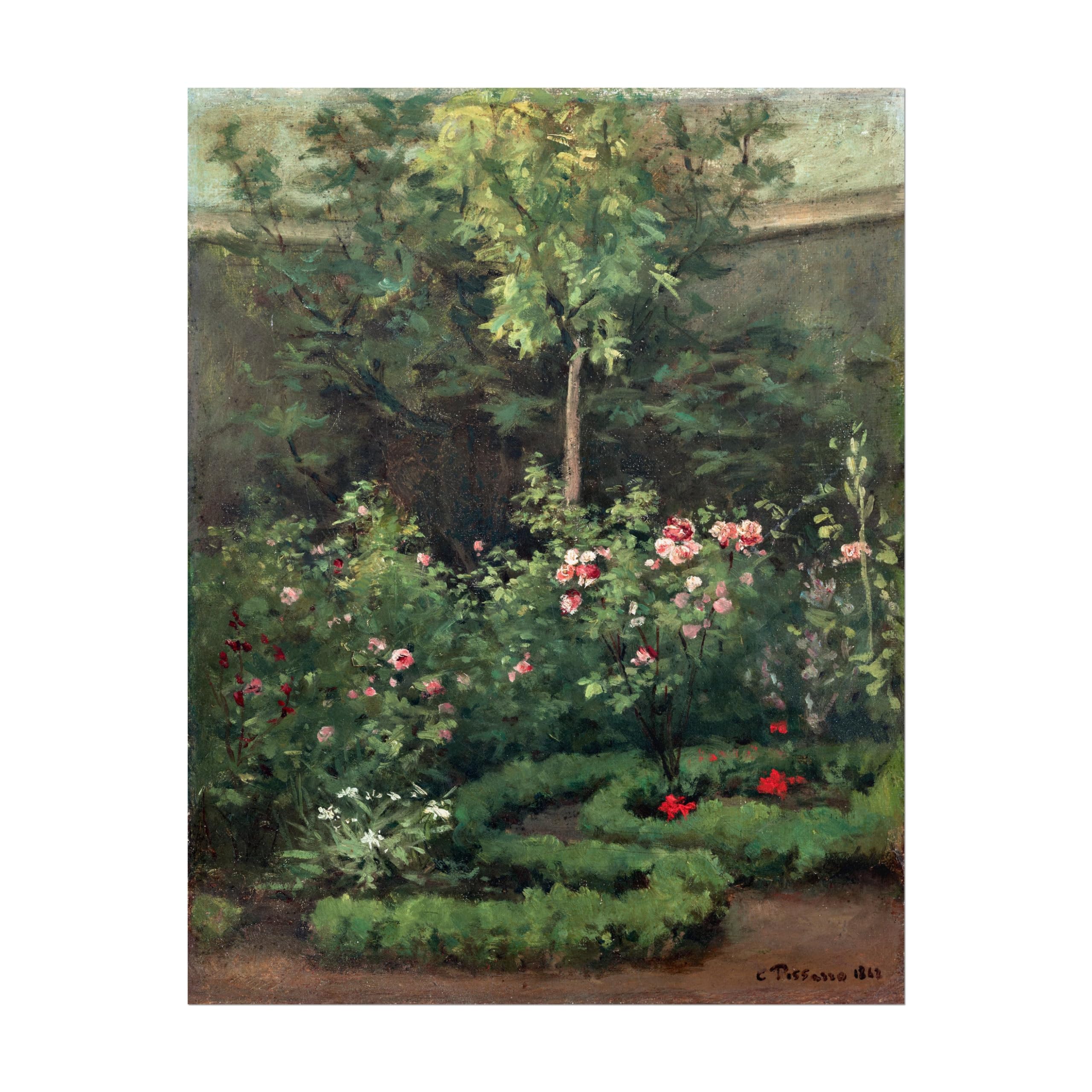 Impression d'art Giclée Pissarro Une roseraie Pathos Studio 40x50 cm - 4