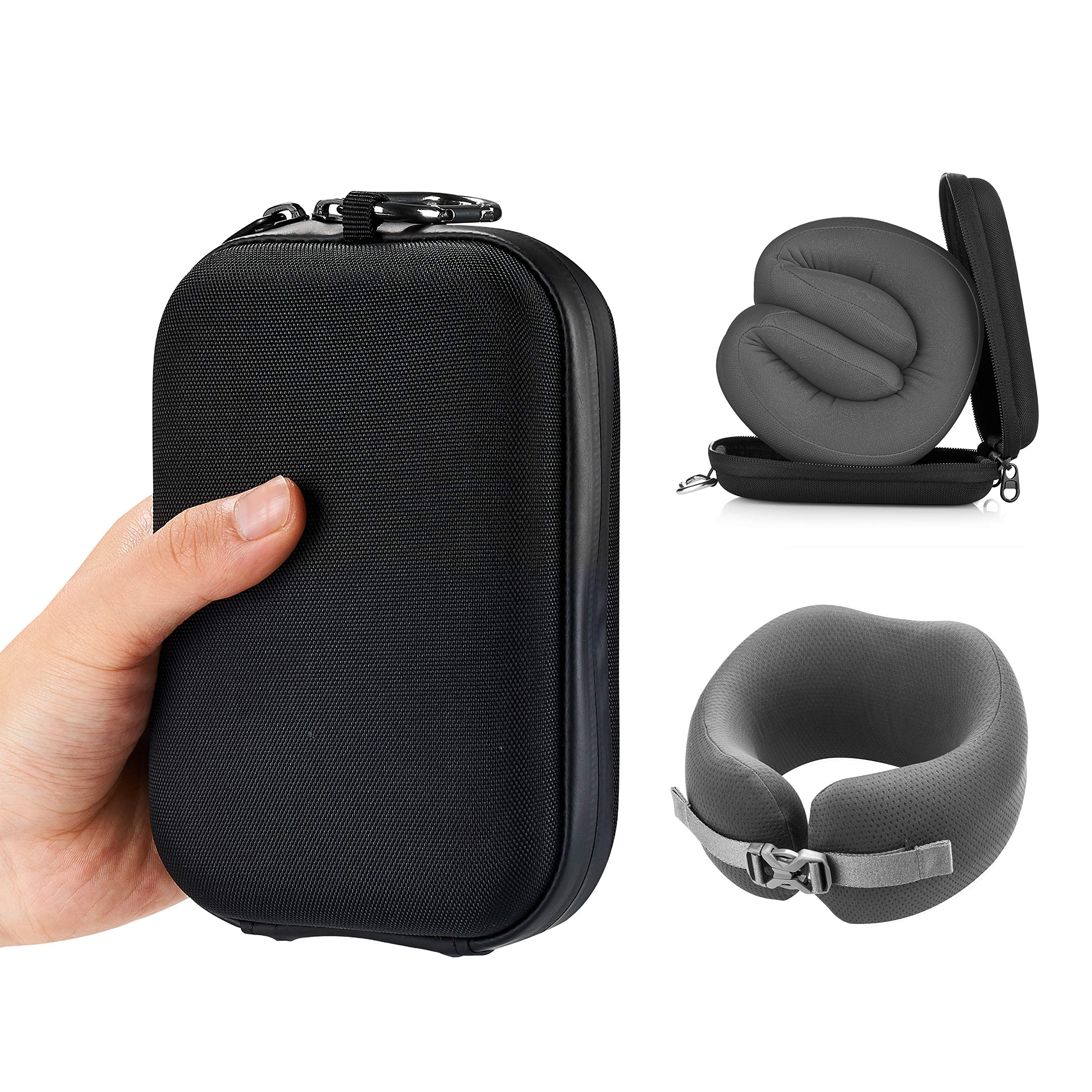 EASYNAP Pocket Air Travel Pillow Memory Foam New Formula Big Neck Size Basic