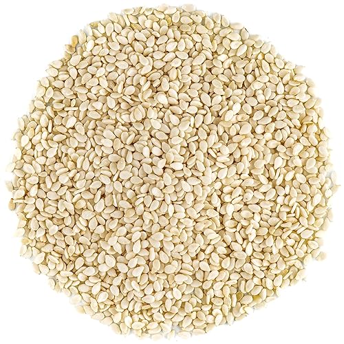 Semilla de sésamo blanca de calidad orgánica cruda y sin conchas - Semillas de sésamo orgánicas semillas de sésamo crudas de sésamo orgánico