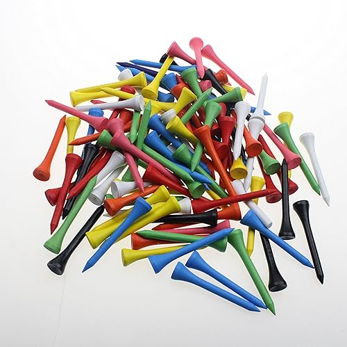 Miniatura 3 de Crestgolf Camisetas profesionales de golf de madera de lujo de 2 18 pulgadas, 100 piezas