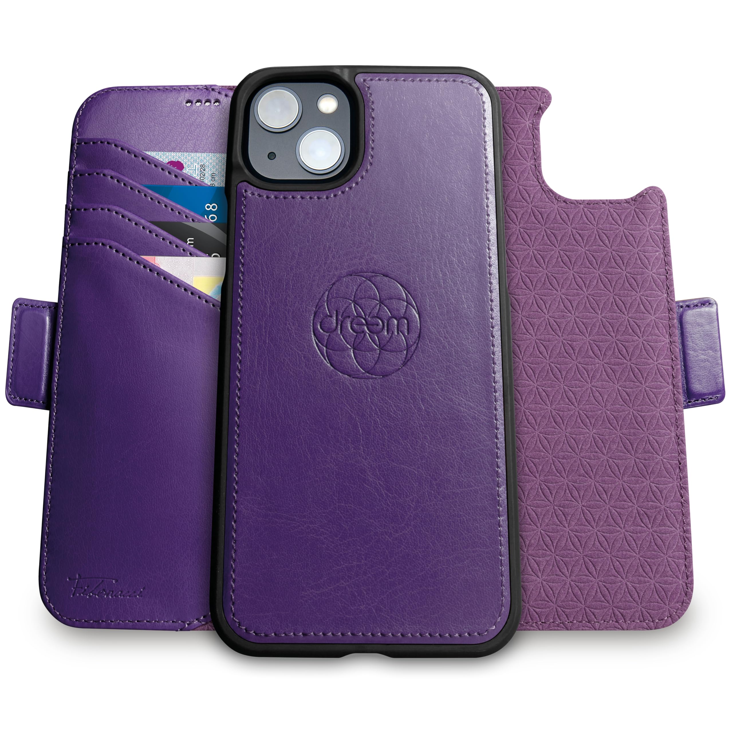 Amazon.co.jp: Dreem iphone 15 plus ケースウォレット、画期的な