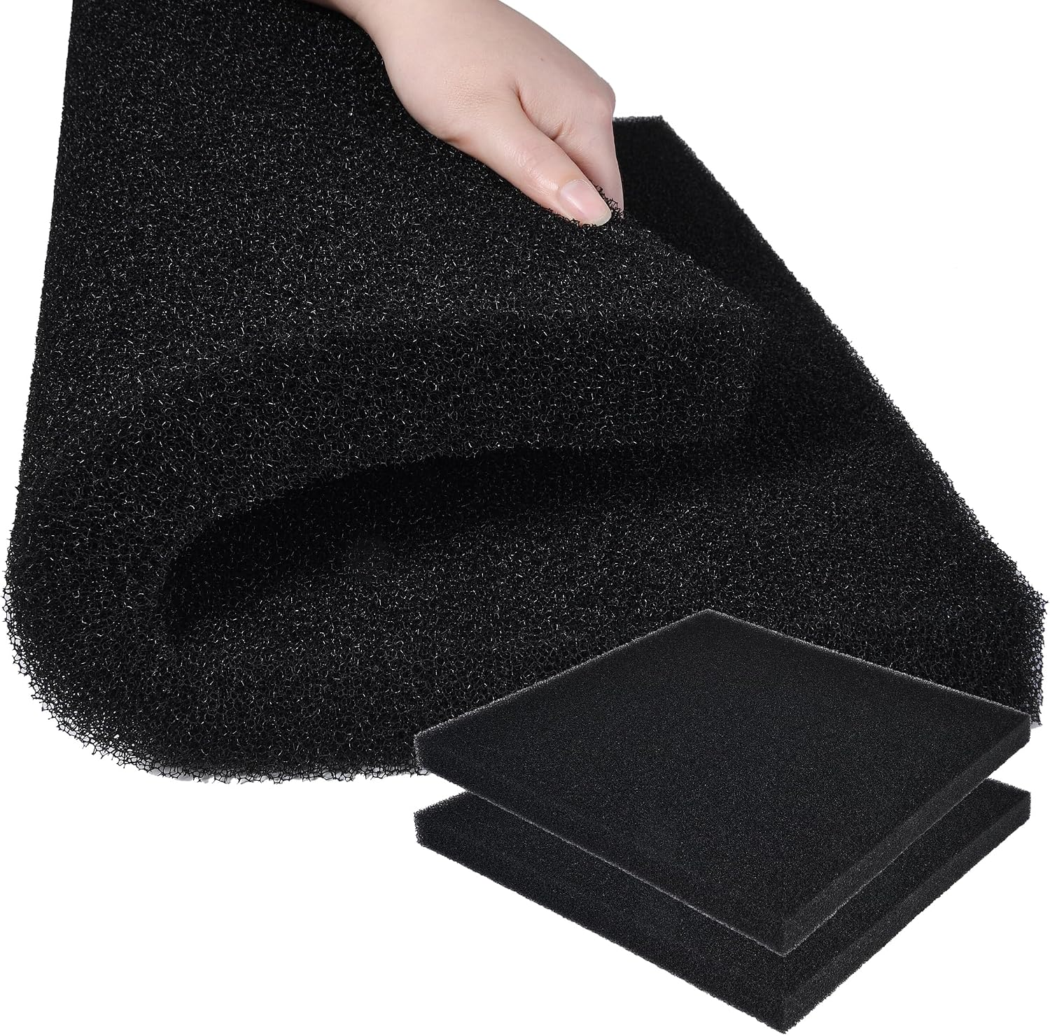 Hipanda 2 Pack Aquarium Bio Filter Sponge Pad 20"x20"x1.5",20PPI