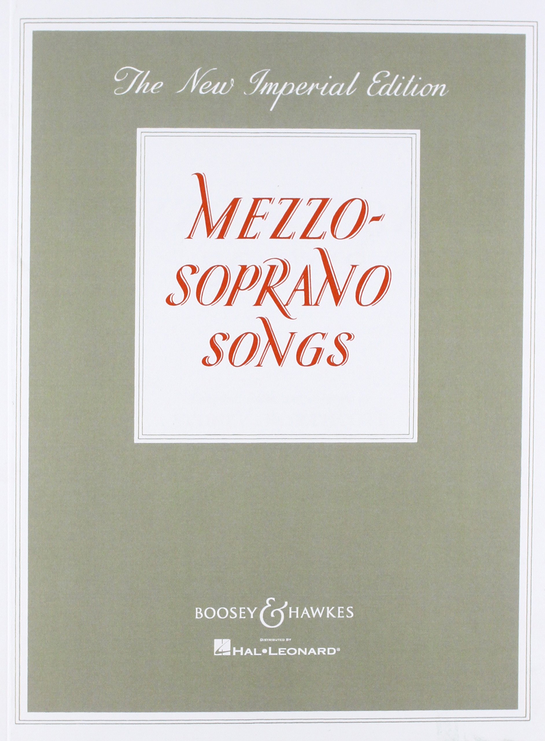 MEZZO-SOPRANO SONGS NEW IMPERIAL EDITION VOICE AND PIANO