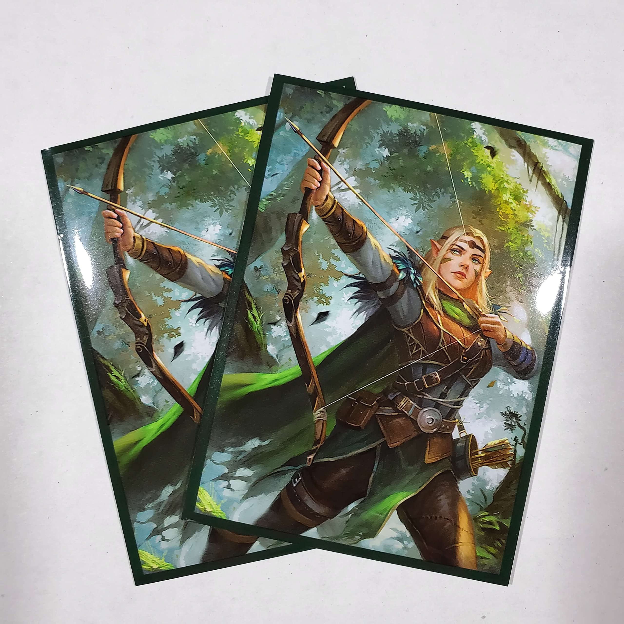Aelwyn Alorr - Wood Elf Ranger - 100 Card Sleeves (FN9S) - Fantasy