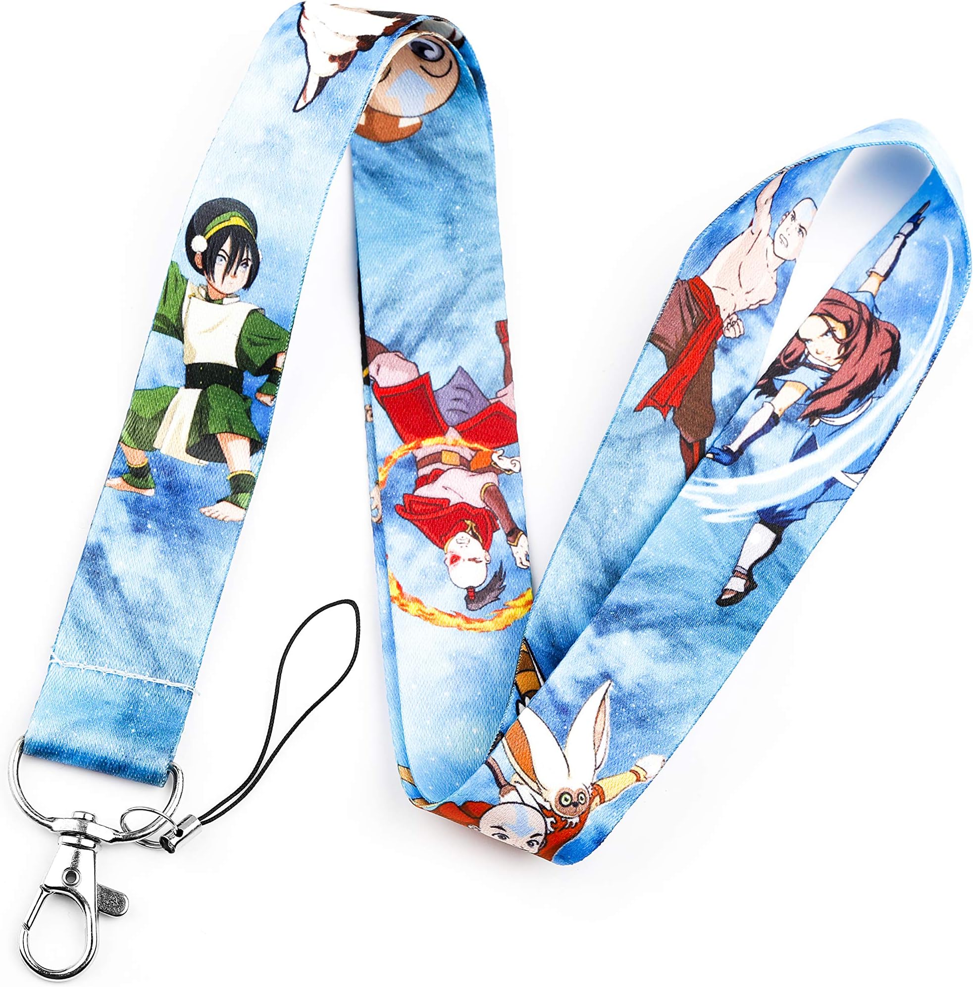 Avatar The Last Airbender Lanyard Themed -Key Chain Clip Neck ID Badge Holder Lanyard (LD-Avatar B)