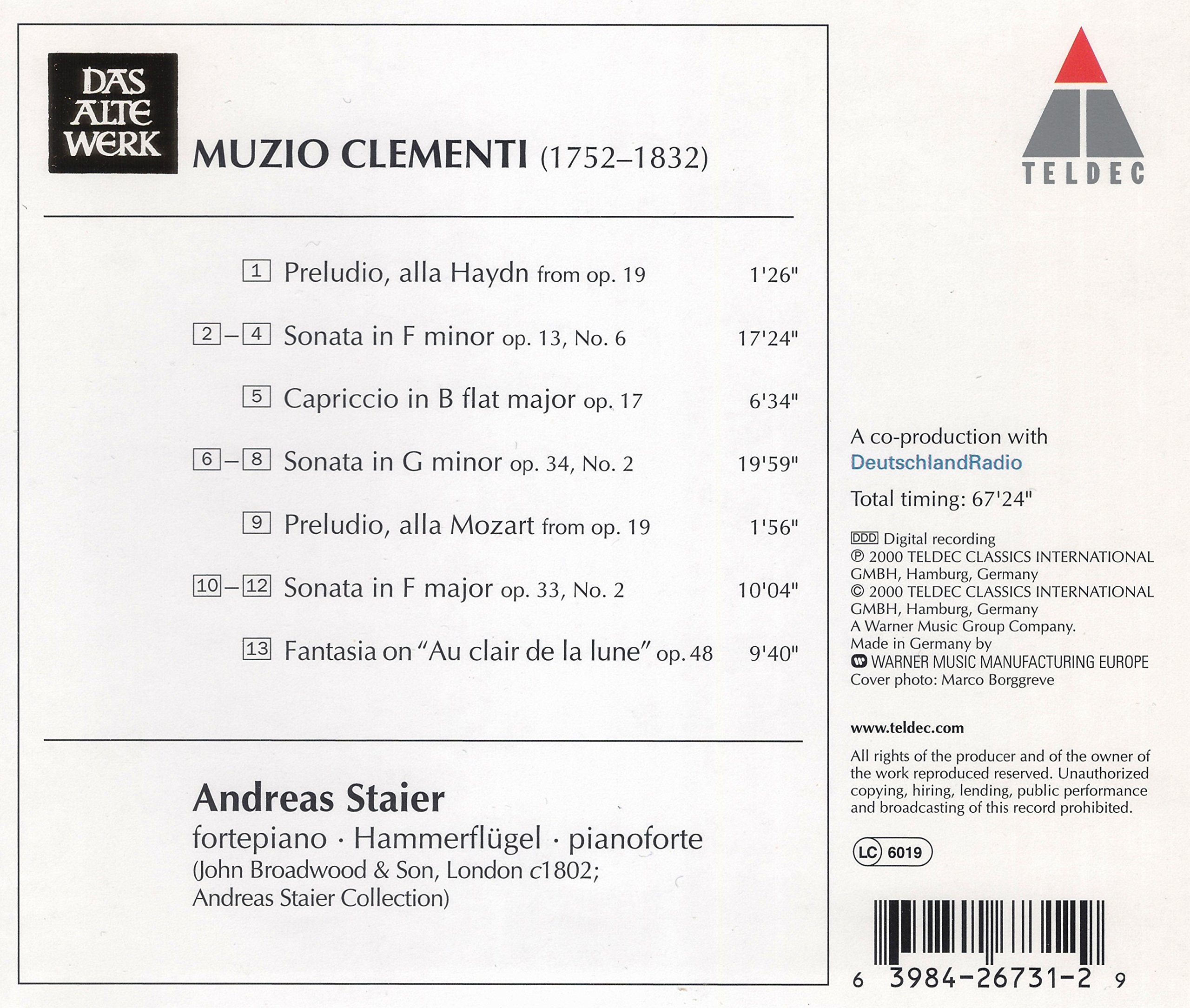 Clementi : Sonatas