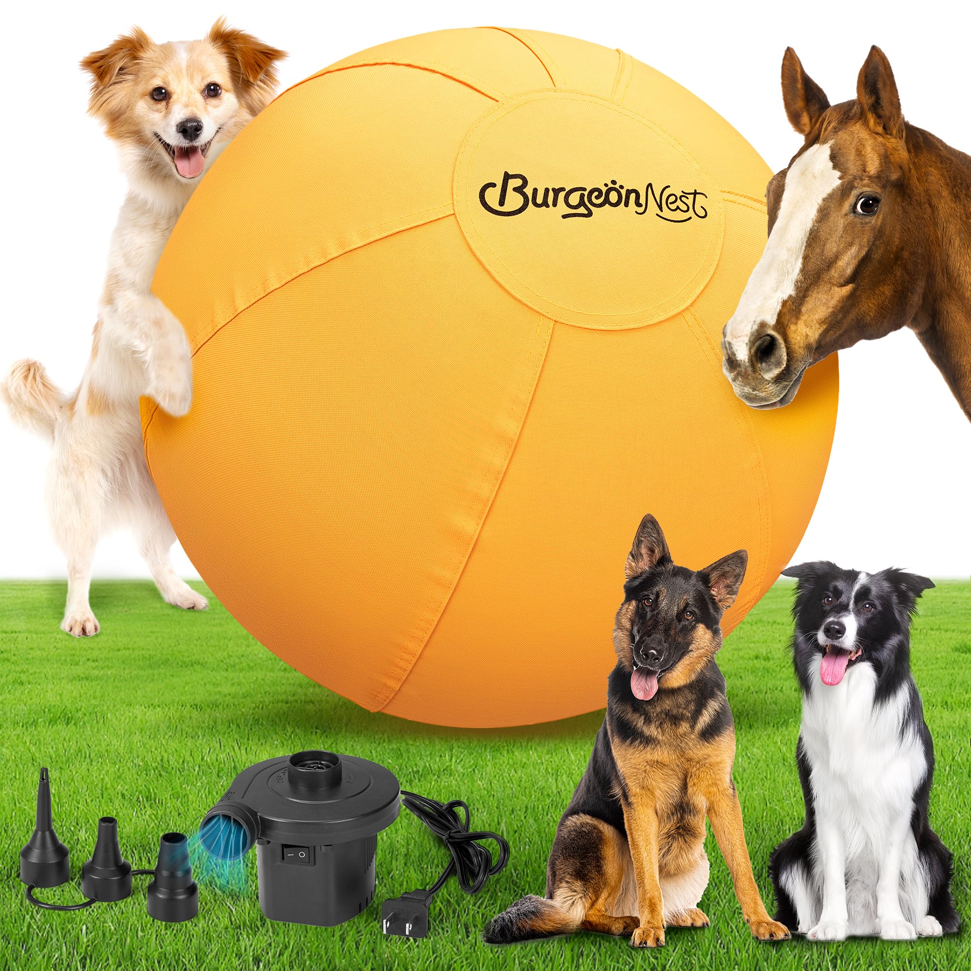 BurgeonNest Herding Ball Yellow