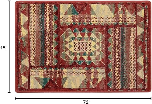 Miniatura 2 de Alfombra pequeña de 2 x 3 pies, alfombra para cocina, dormitorio, estilo bohemio, oriental, antideslizante, alfombra de entrada, alfombra para