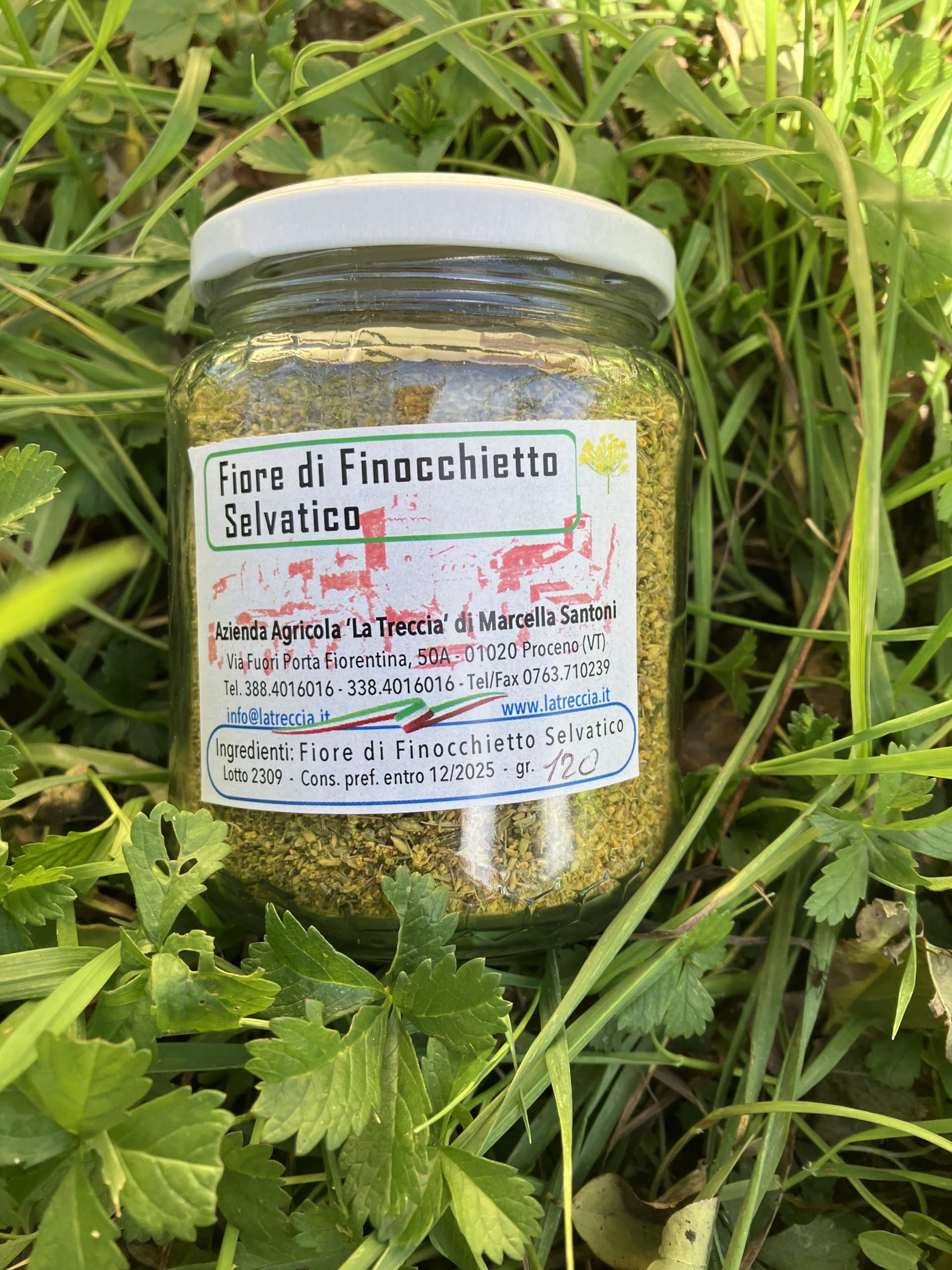 Fiore di Finocchietto Selvatico - 2 conf. da 120gr - Nostra Produzione - Lazio - Italia