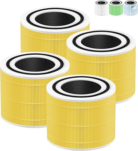 Miniatura 8 de Keedal Core 300-RF - Purificador de aire compatible con LEVOIT Core 300, filtro de repuesto # Core 300-RF-WS, compatible con Core300 P350, filtro de