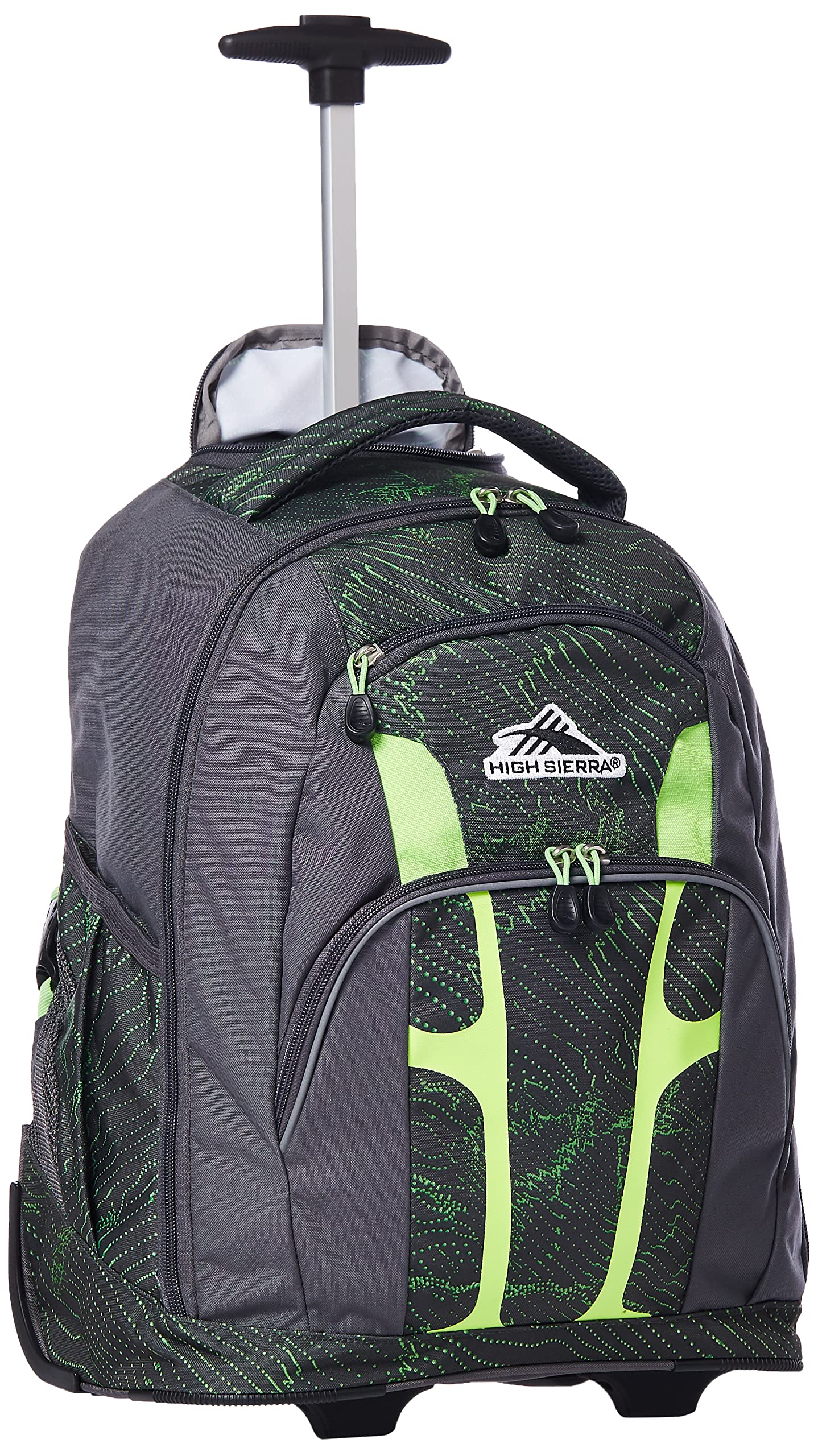 HIGH SIERRA COMPOSITE Weeled Backpack SET BACKPACK,PENCIL CASE,LUNCH BOX 3 PCS LIGHT WAVE/MERCURY