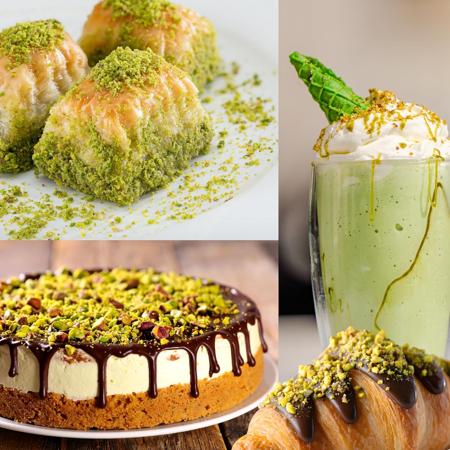 Turkish Pistachios Kernel (Mavardi) 16 Oz, Shelled, Raw, Unsalted, Premium Quality, All-Natural, Kosher, Keto & Vegan Friendly | 1 Pound Resealable Bag