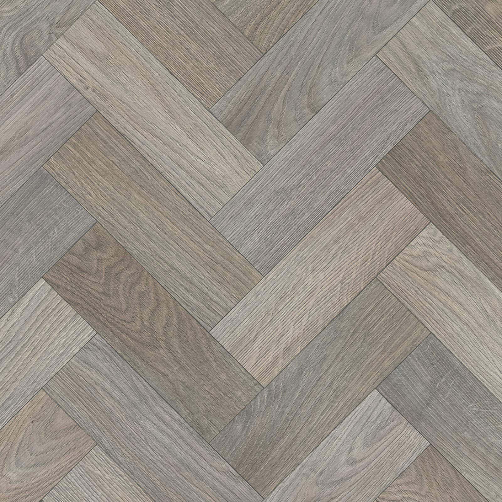 247Floors Parquet Style Magic Vinyl Flooring Realistic 2.8mm Slip Resistant Foam Backed Lino (Aged Wood Parquet, 6m x 4m / 19ft 8" x 13ft 1")