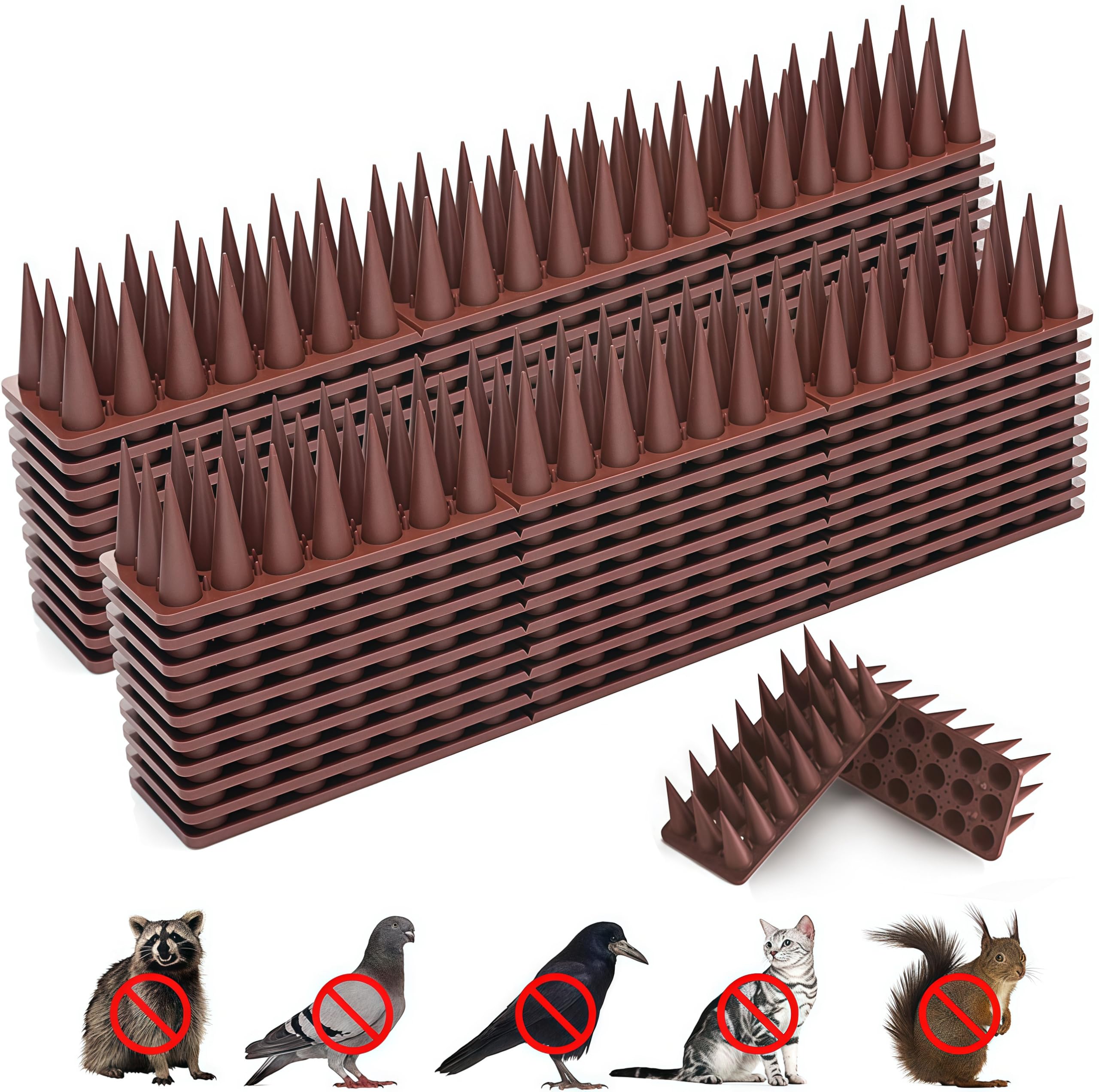 BORHOOD Plastic Bird Spikes