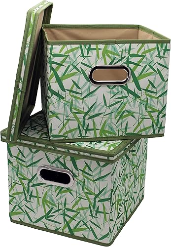 Seta Direct, Archivador plegable de tela de terciopelo marrón, caja de almacenamiento, organizador de estantes, carpeta colgante con tapa 2