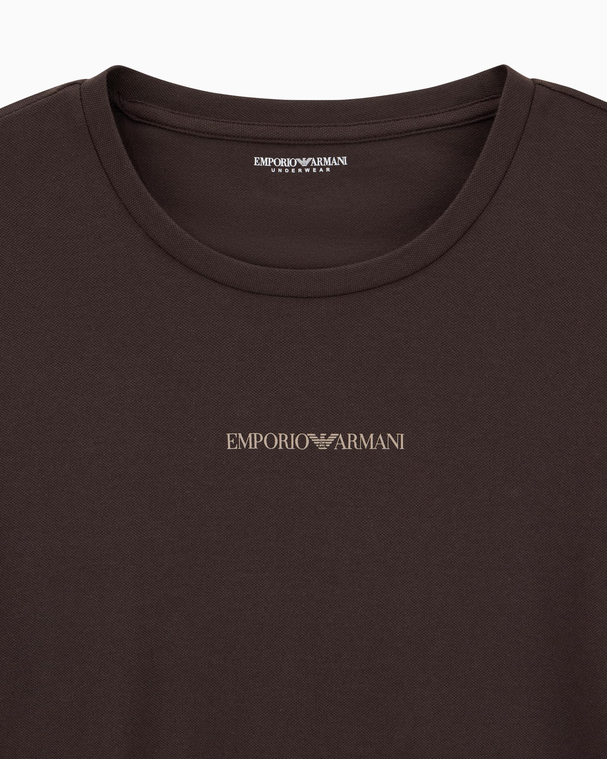 Emporio Armani Stretch Piquet T-Shirt Camiseta Hombre (Pack de 1)