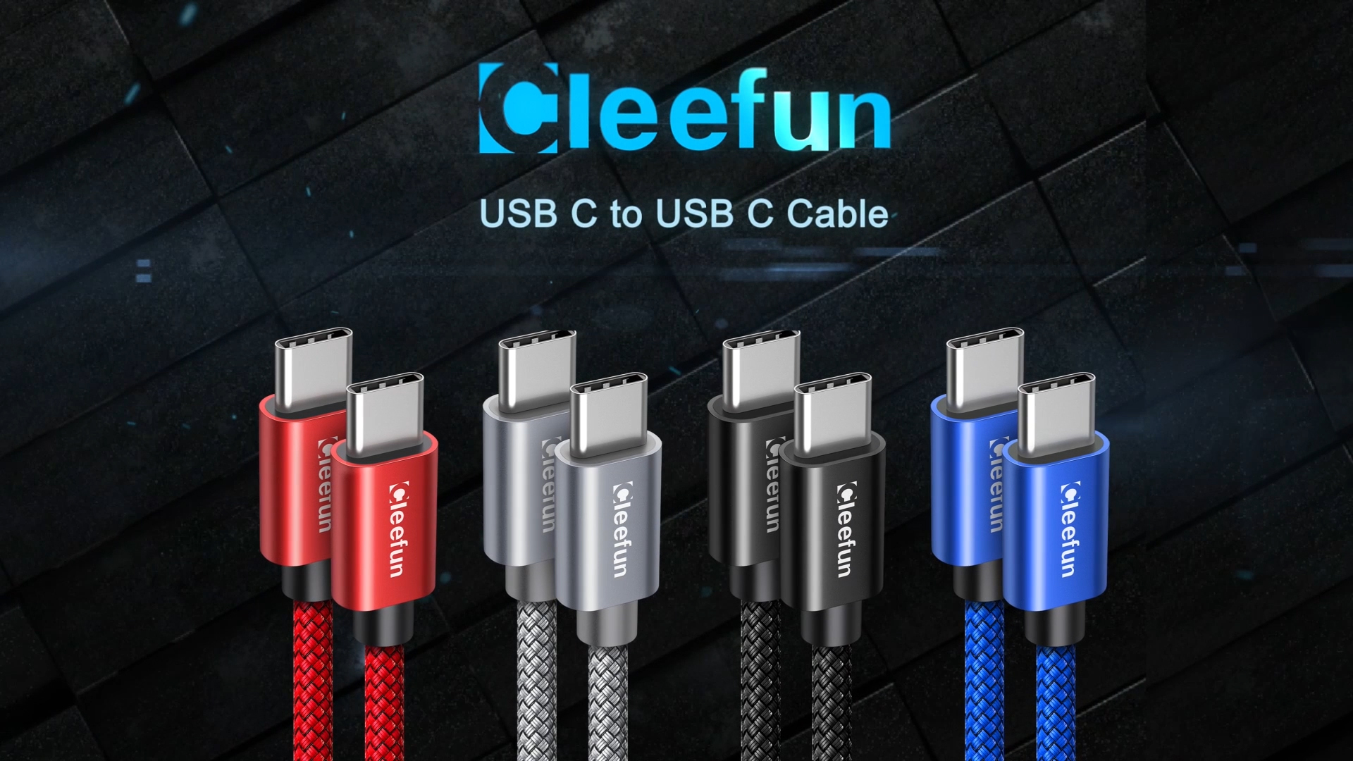 Image of CLEEFUN USB C to USB C Cable 6ft, 5-Pack C to C Cable Fast Charging 60W | Type C Charger for iPhone 17 16 15 Pro Max /Plus, Samsung Galaxy S26 S25 S24 Ultra, iPad /MacBook USBC to USBC Cord