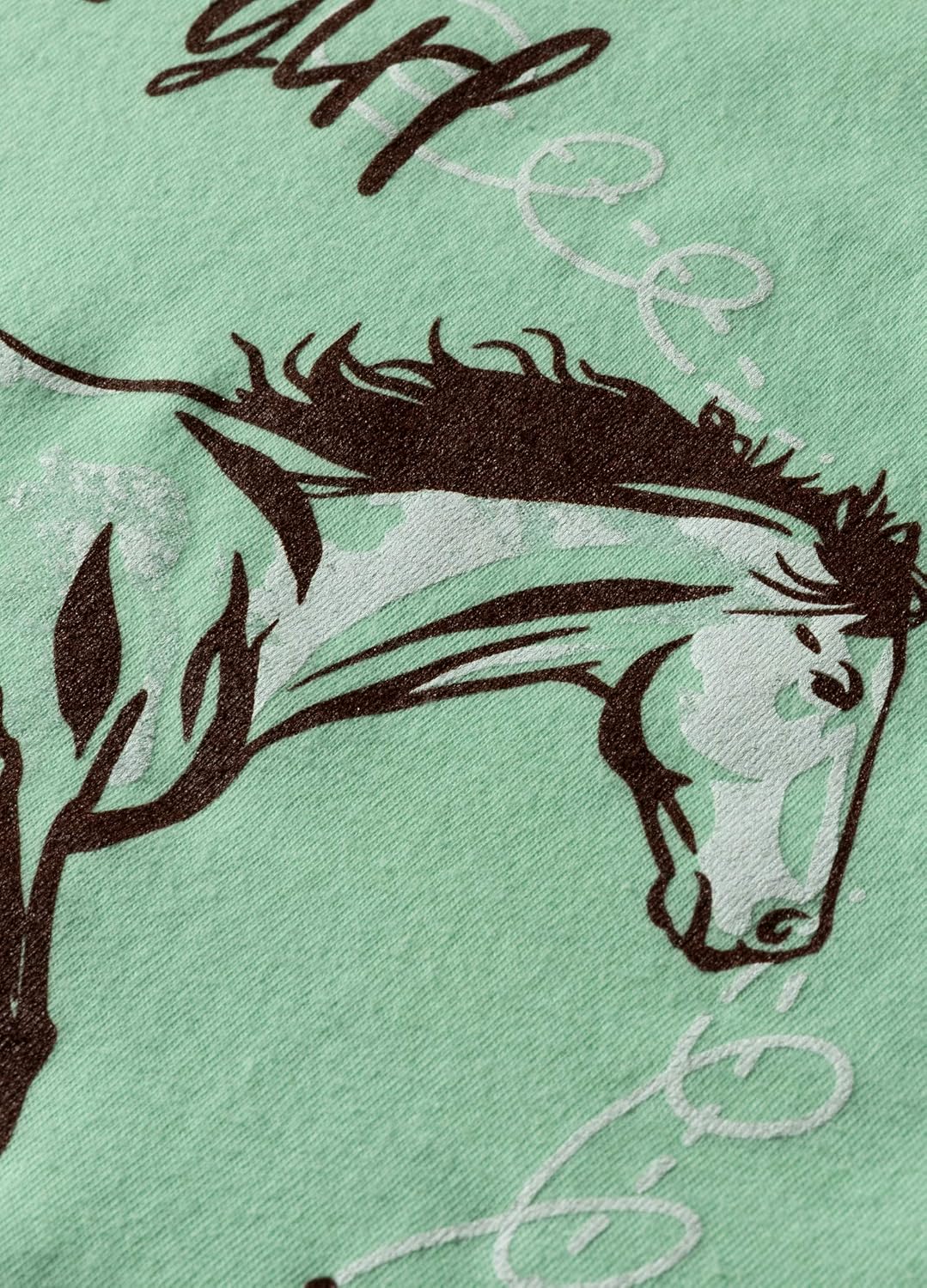 Just a Girl who Loves Horses | Cute Girl Riding Rider V-Neck Young Women T-Shirt