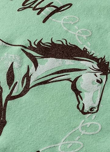 Miniatura 5 de Just a Girl who Loves Horses  Cute Girl Riding Rider V-cuello camiseta de las mujeres jóvenes