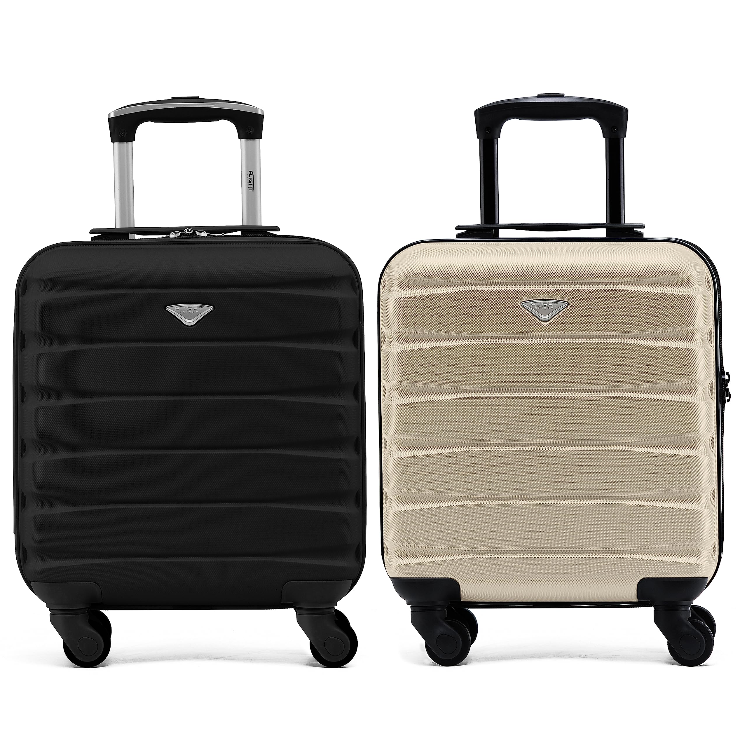 Flight Knight Suitcase Set of 2 Lightweight 4 Wheel ABS Hard Case Cabin Carry On Hand Luggage Approved for Over 100 Airlines Including easyJet, British Airways, Ryanair & Many More 55x35x20cm — view 86