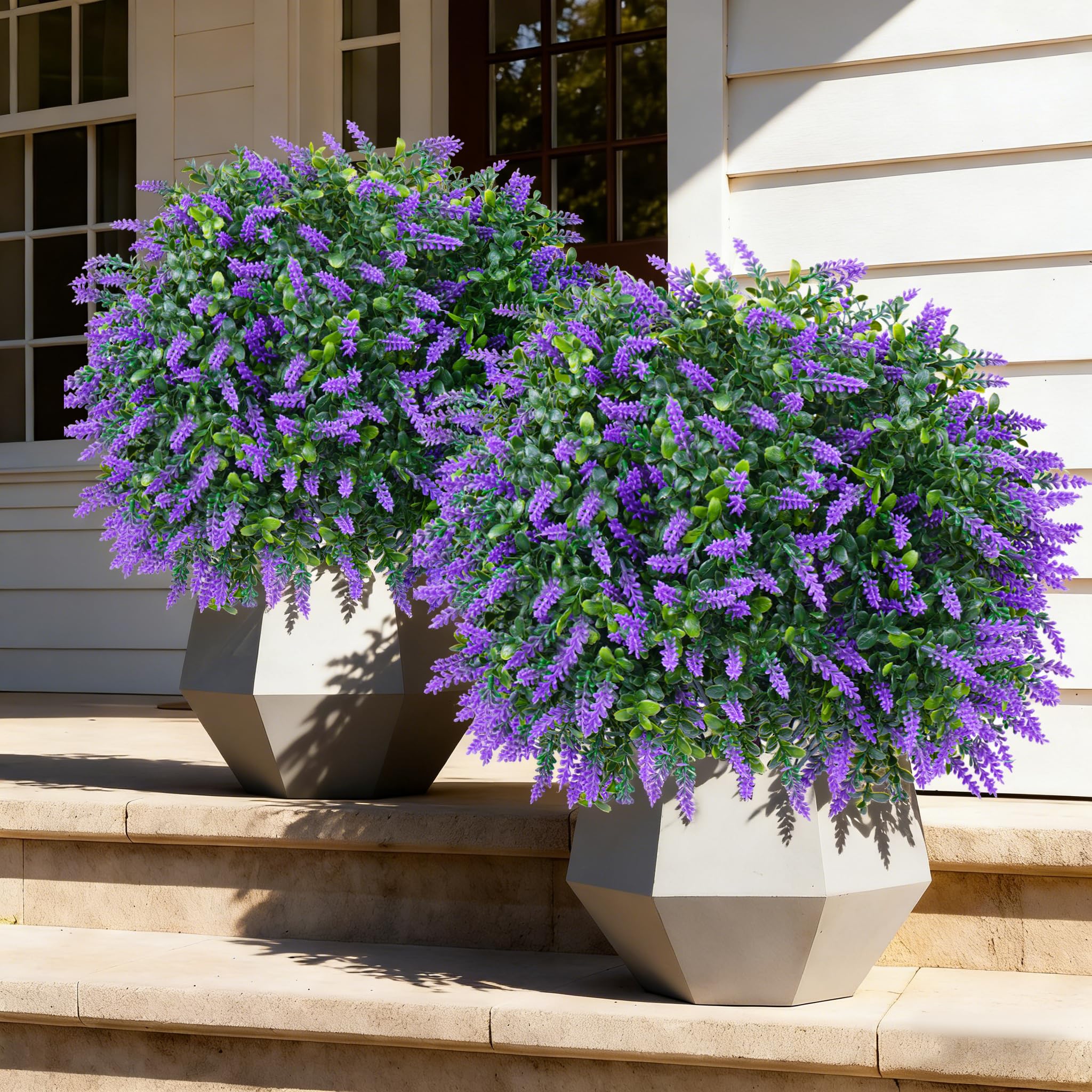 EverNature Artificial Lavender Topiary