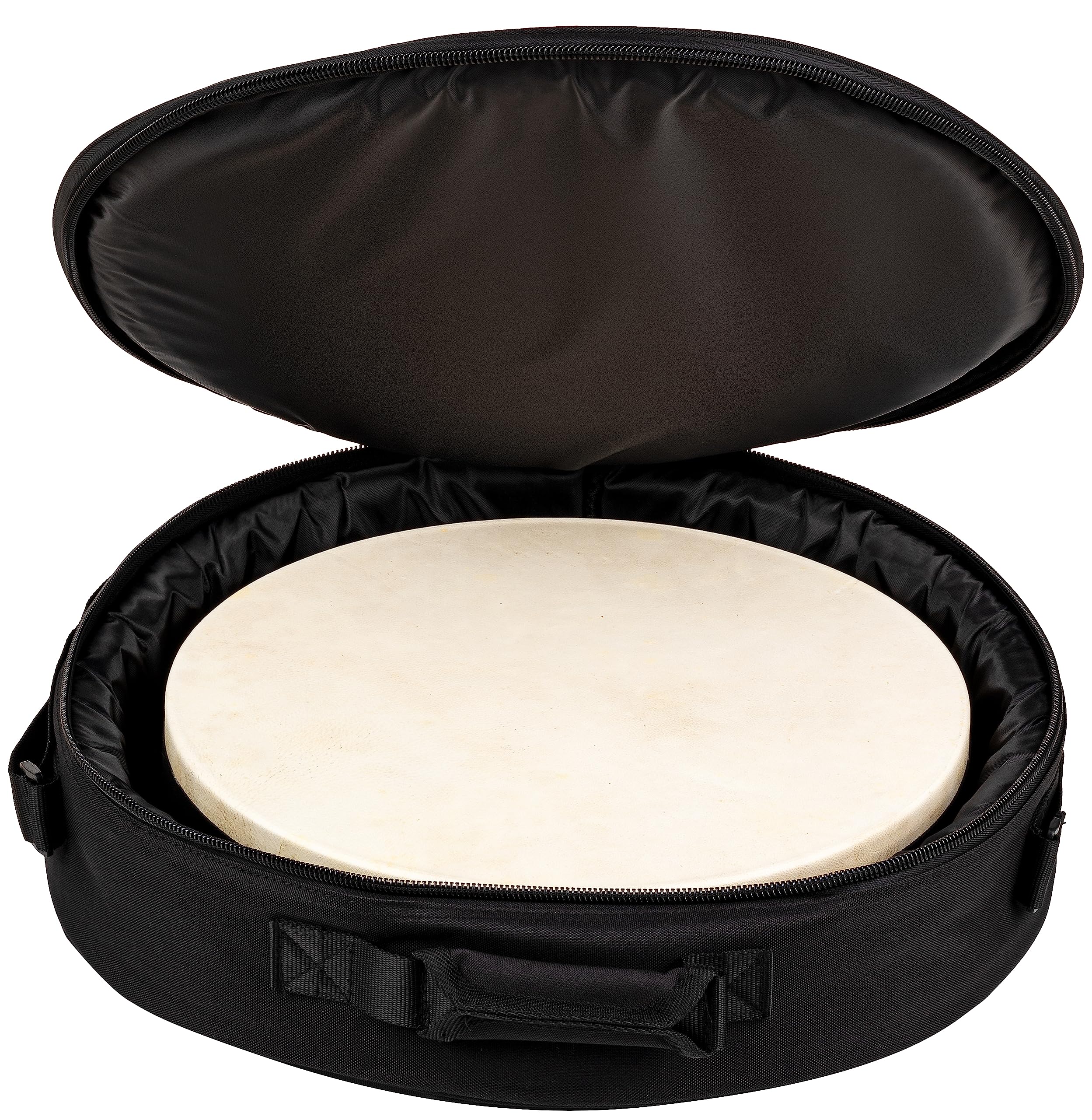 Meinl Percussion MFDB-14 - Custodia per tamburo a cornice, 35,6 cm (14") ø 6,4 cm (2.5"), in nylon rinforzato, nera